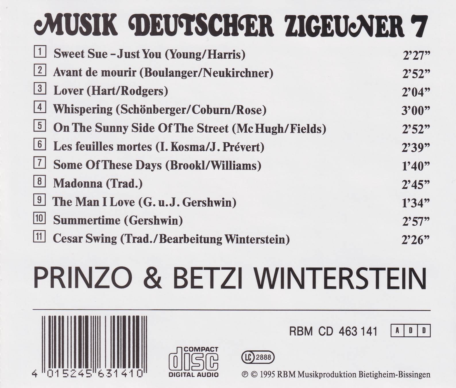 Musik Deutscher Zigeuner Vol.7