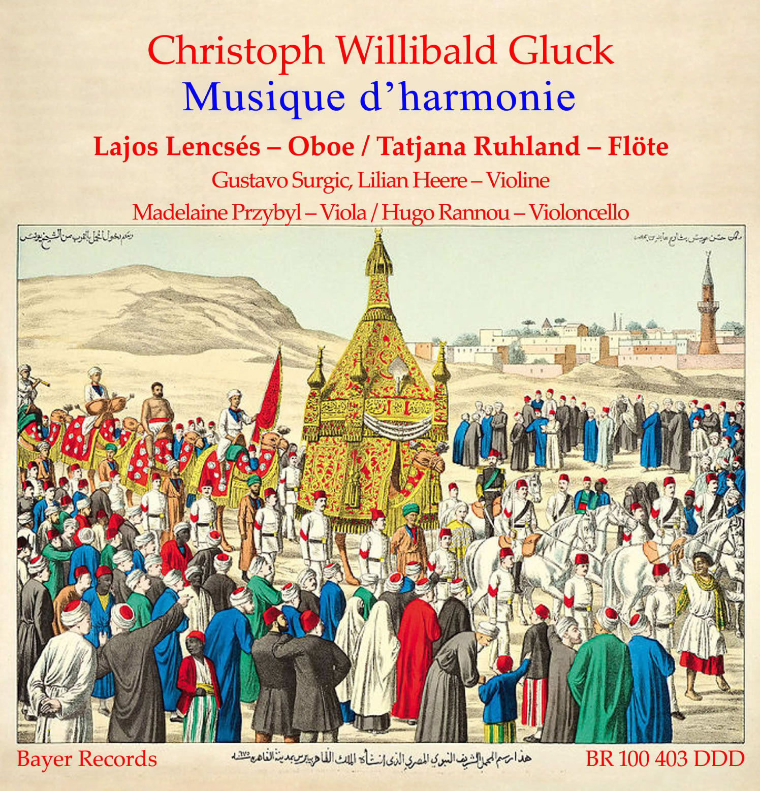 Christoph Willibald Gluck - Musique d’harmonie (Erstveröffentlichung)