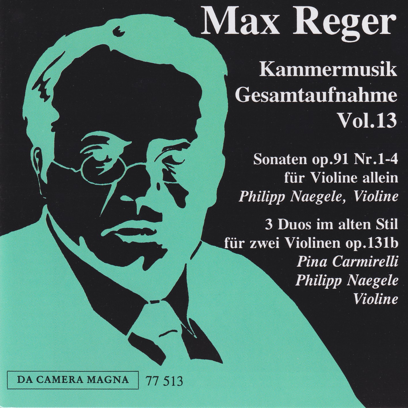 Max Reger - Kammermusik komplett Vol. 13