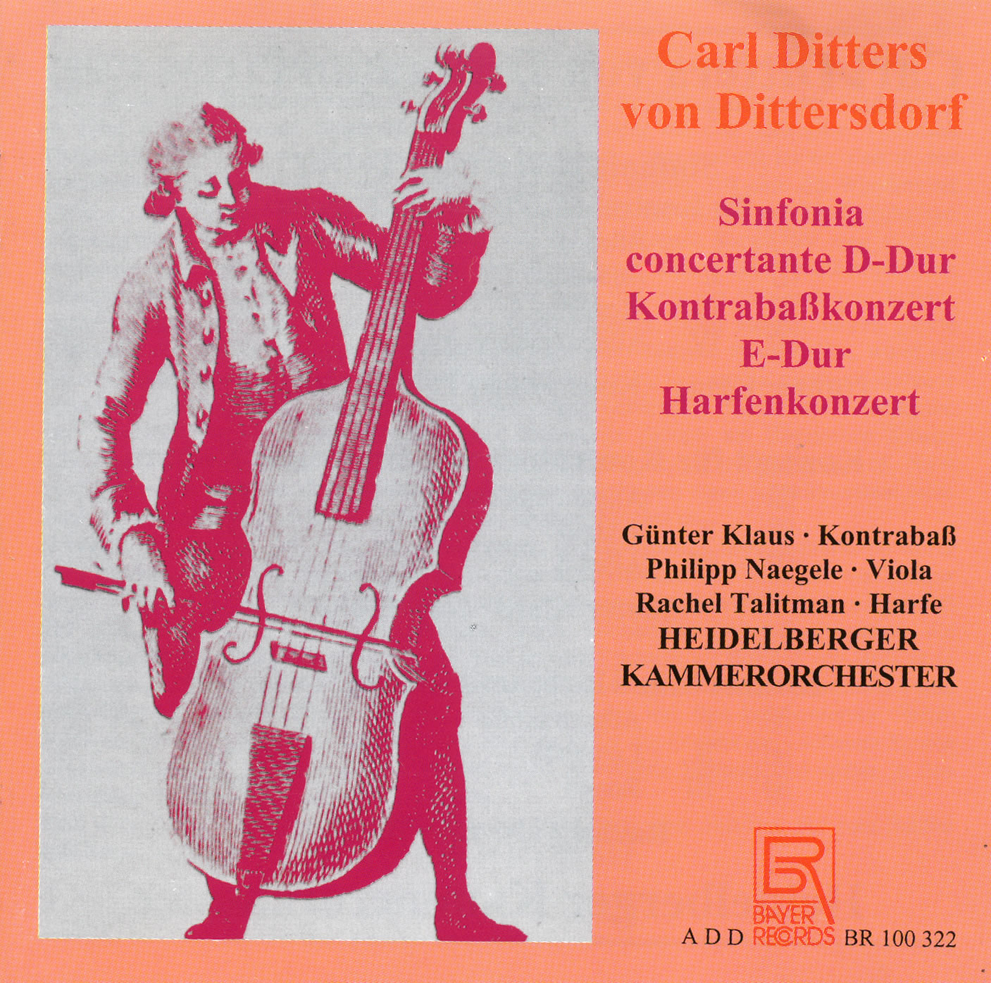 Carl Ditters von Dittersdorf - Kontrabassmusik