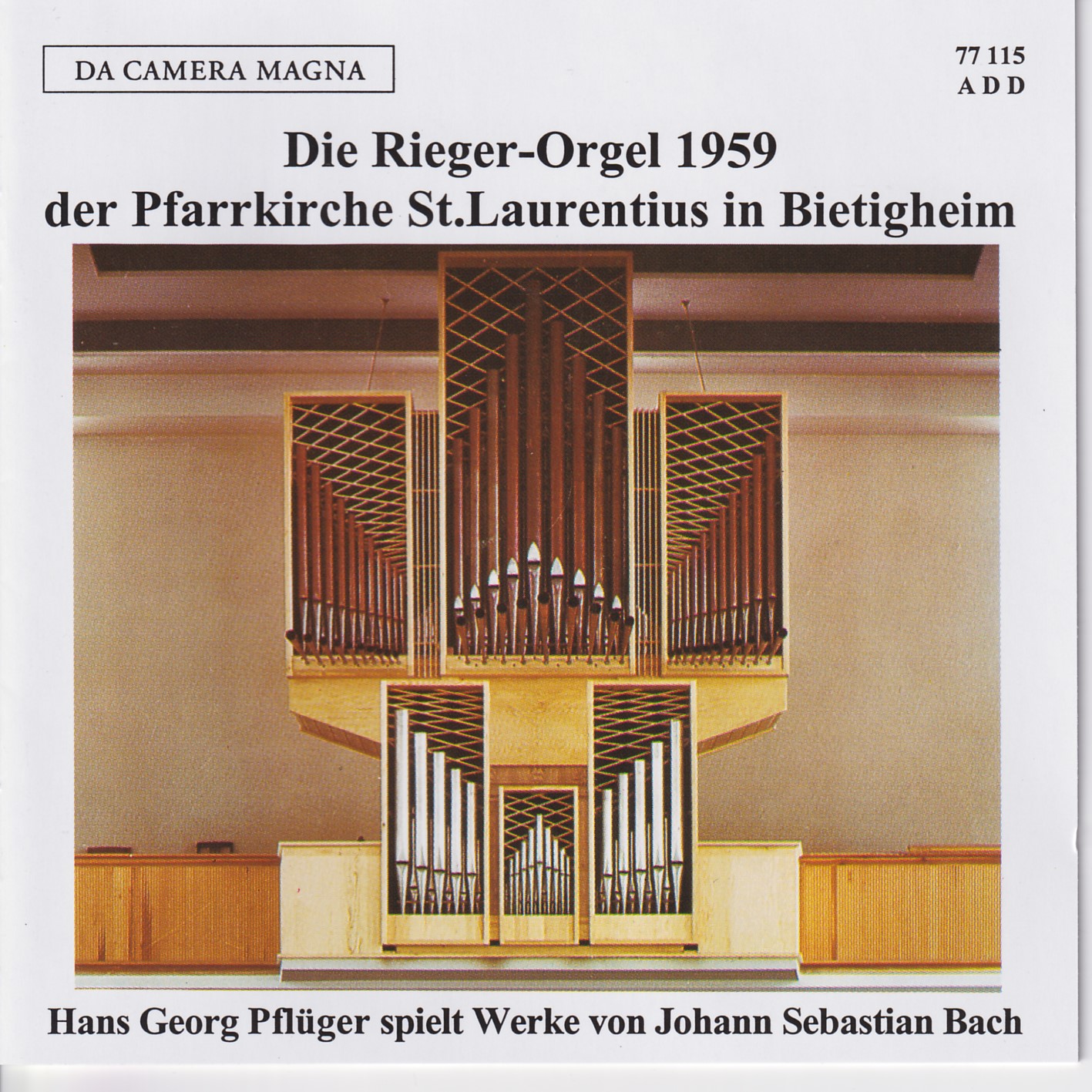 Die Rieger Orgel