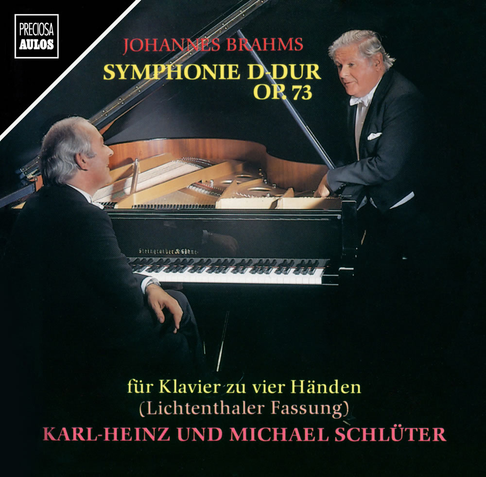 Johannes Brahms - Sinfonie D-Dur - Lichtenthaler Fassung op.73 für Klavier zu vier Händen