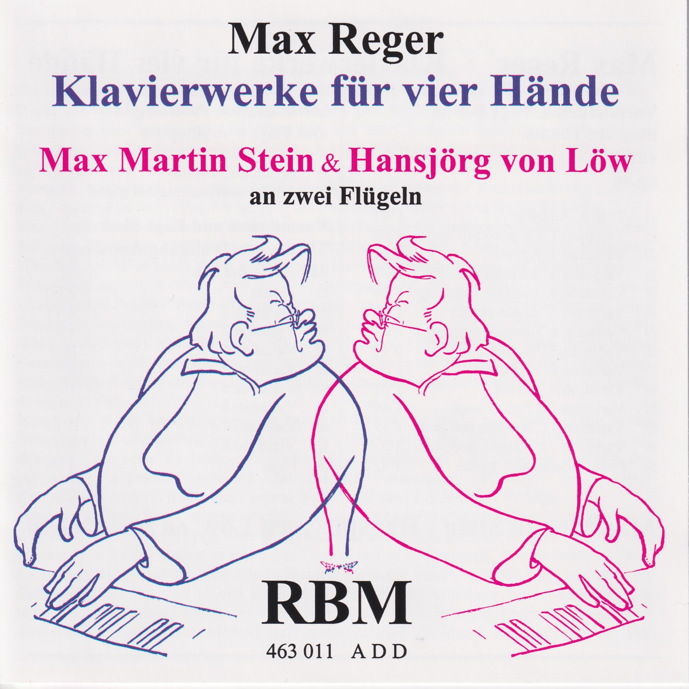 Max Reger - Klavierwerke für vier Hände