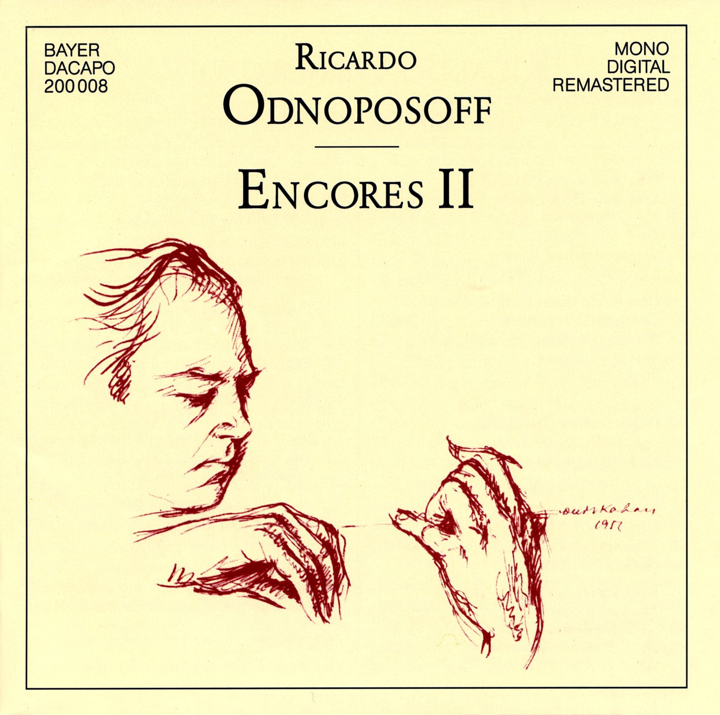 Ricardo Odnoposoff - Encores II