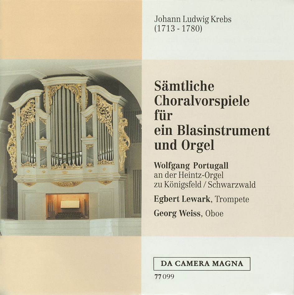 Johann Ludwig Krebs - Sämtliche Choralvorspiele