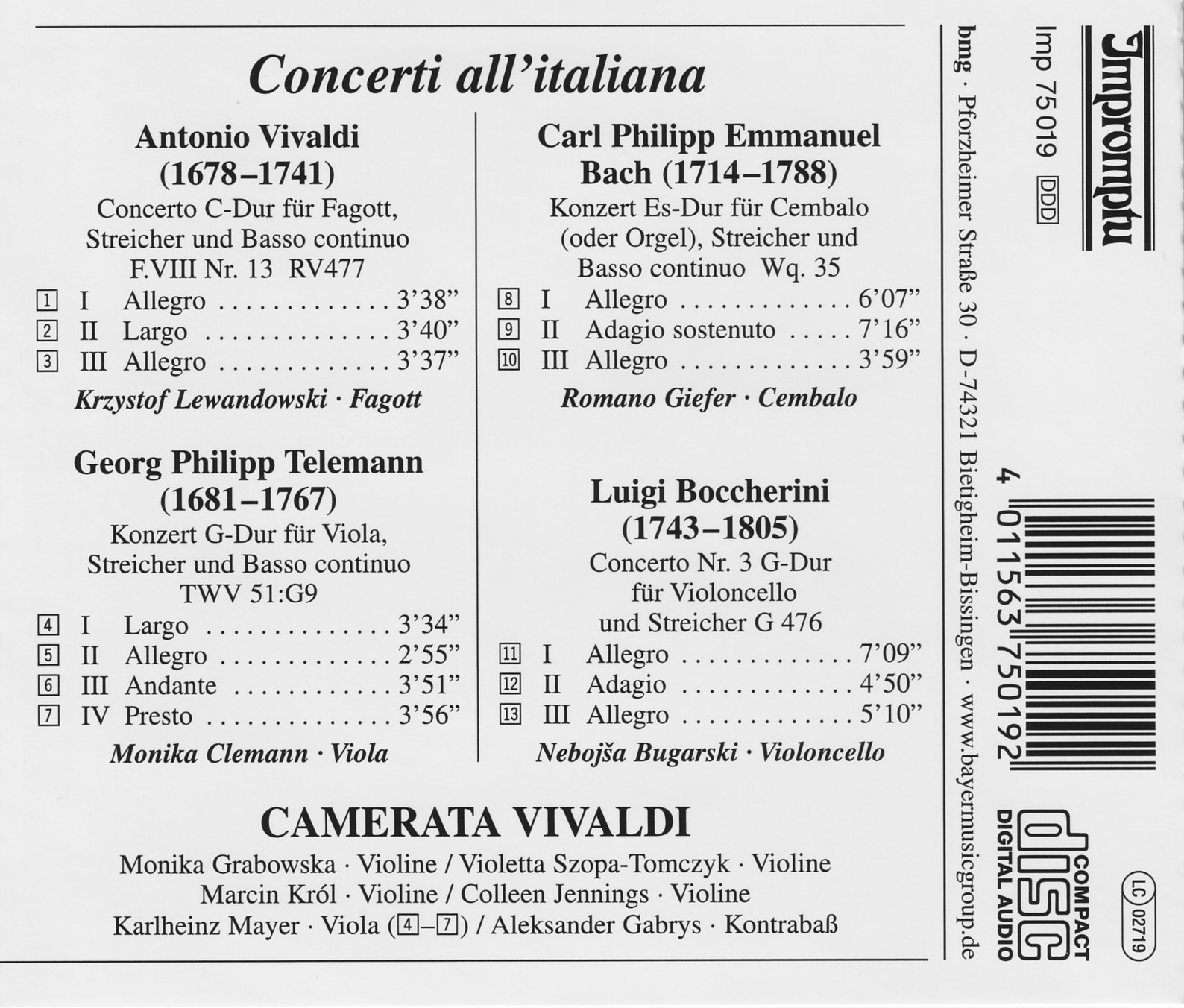 Concerti all'italiana