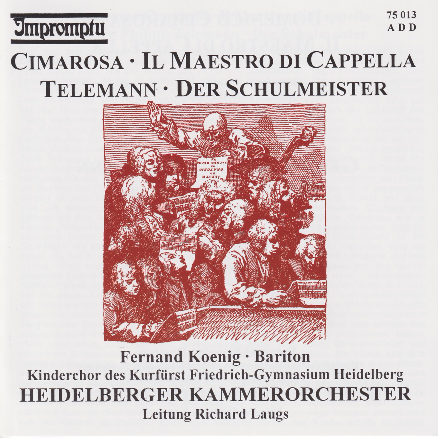 Domenico Cimarosa / Georg Philipp Telemann - Singspiele