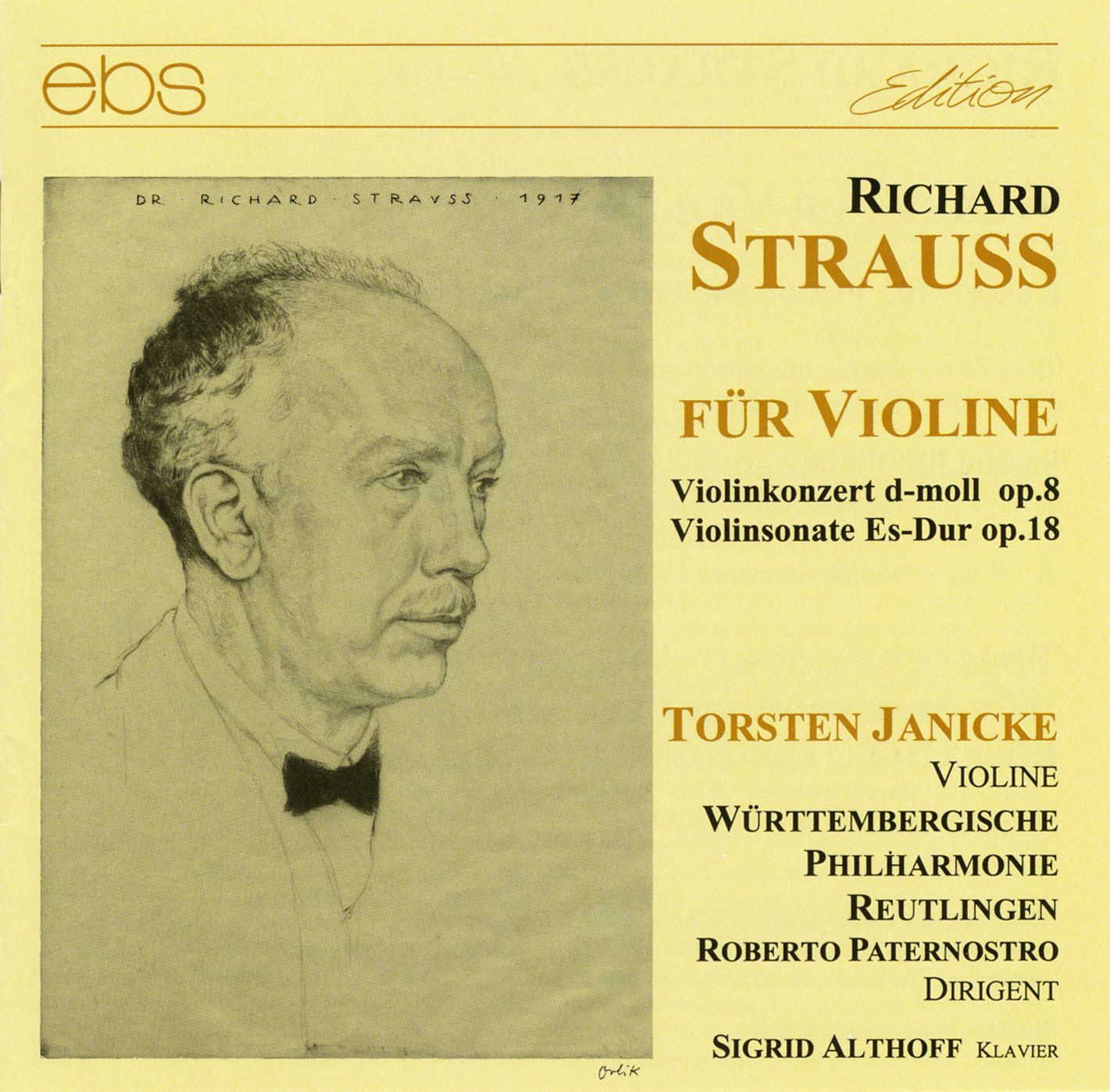 Richard Strauss - Werke für Violine