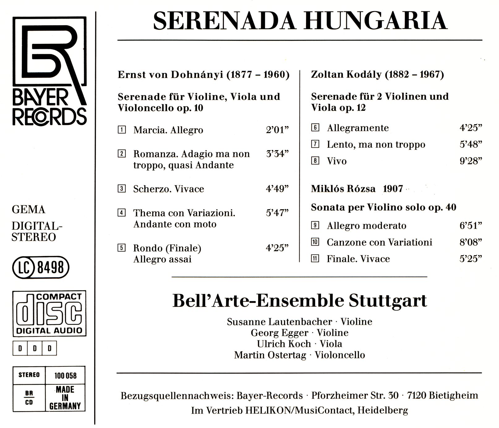 Serenada Hungaria