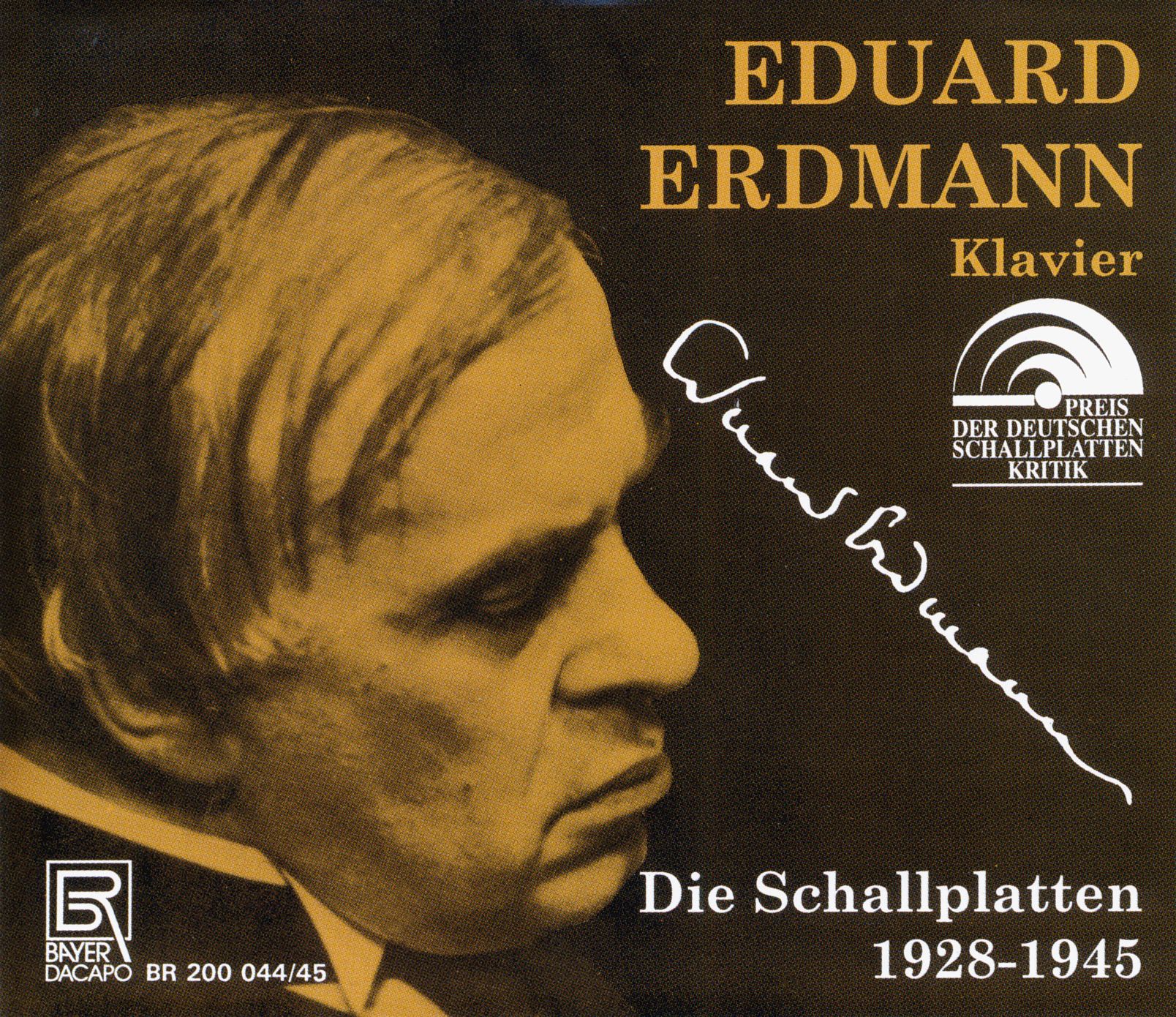 Eduard Erdmann - Schallplattenaufnahmen 1928-45