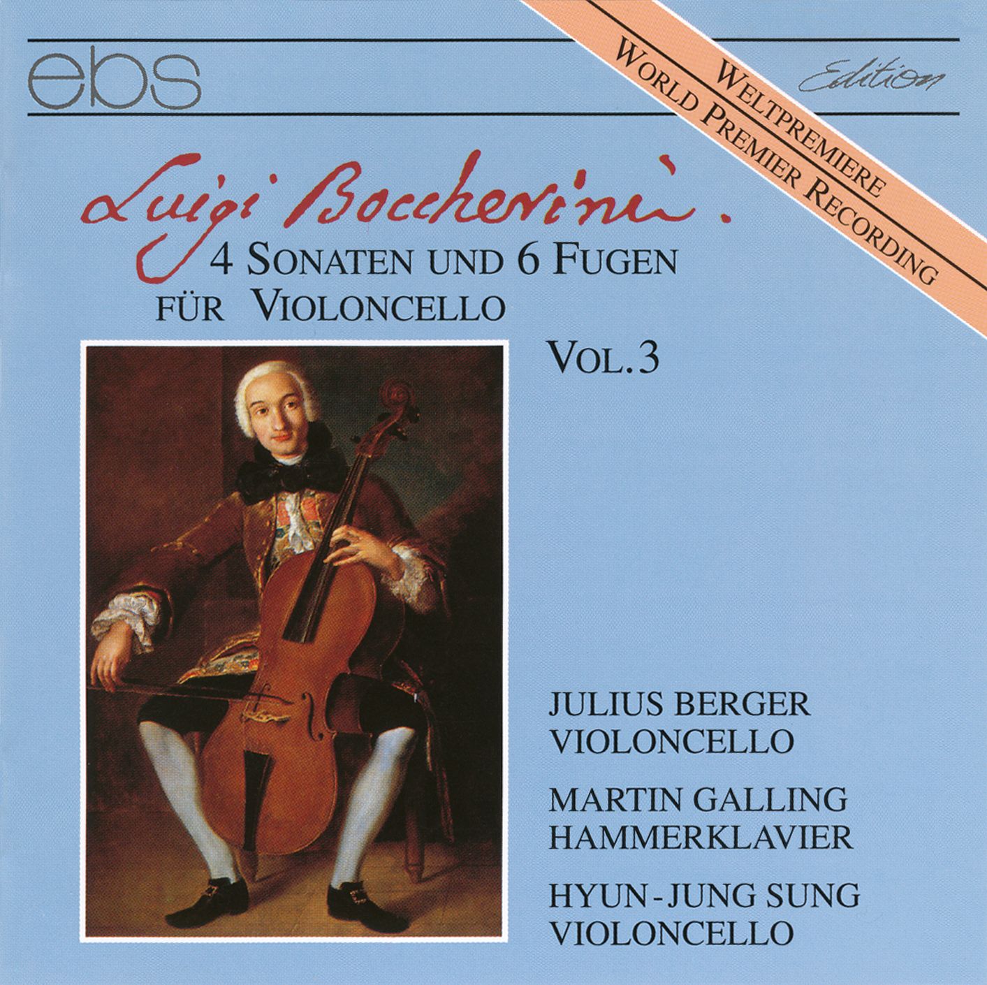 Luigi Boccherini - Cello-Sonaten Vol.3