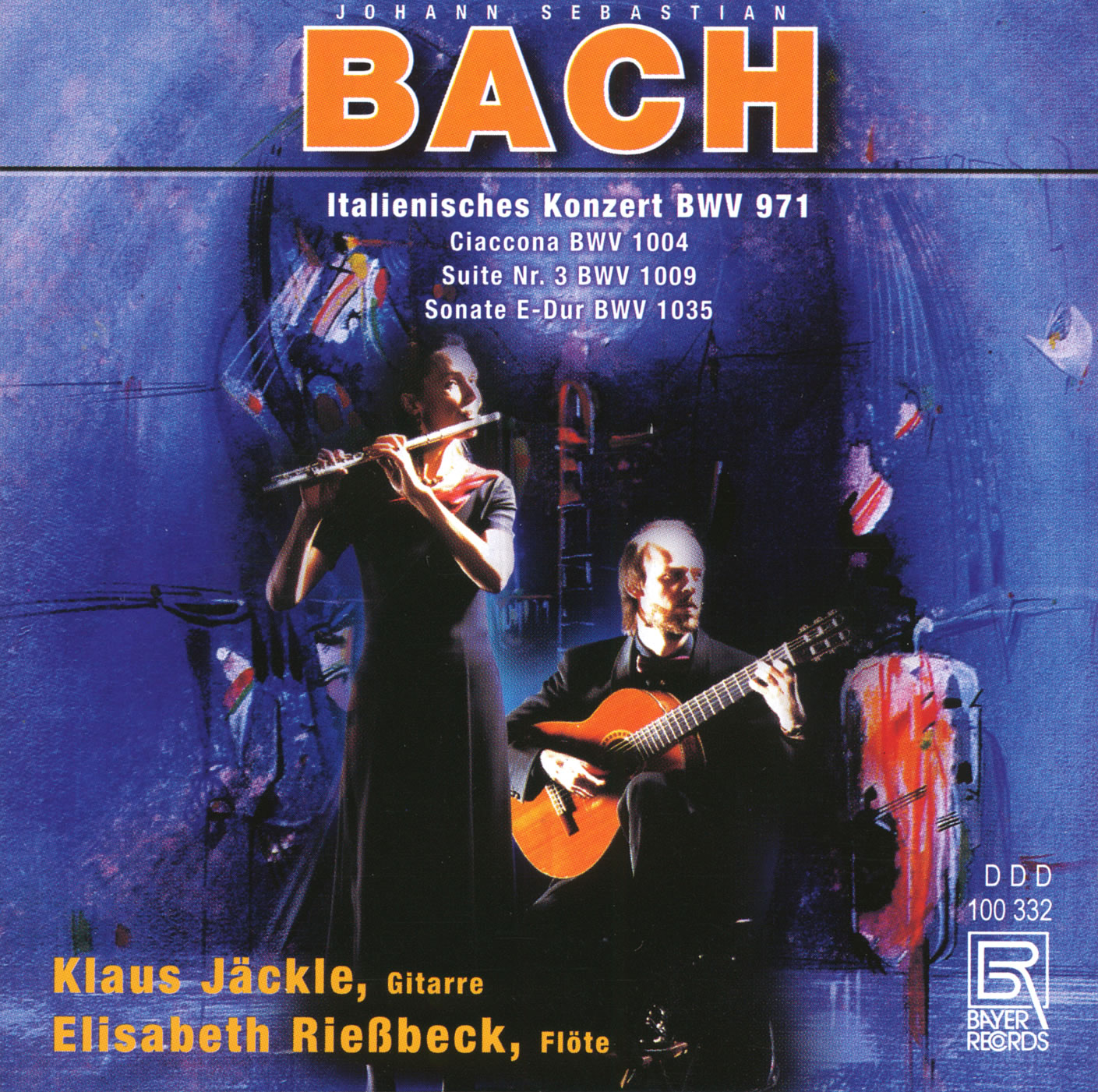 Johann Sebastian Bach für Gitarre und Flöte