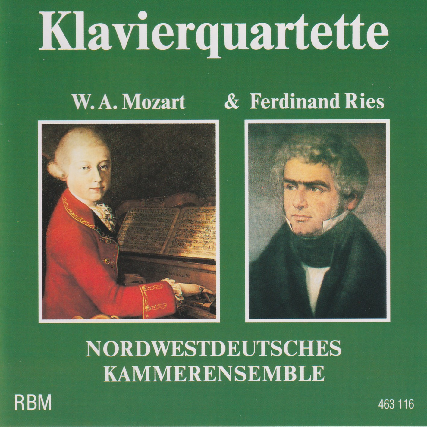 Wolfgang Amadeus Mozart / Ferdinand Ries - Klavierquartette