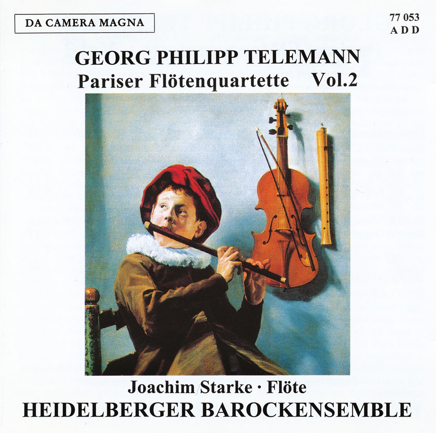 Georg Philipp Telemann - Pariser Flötenquartette Vol. 2