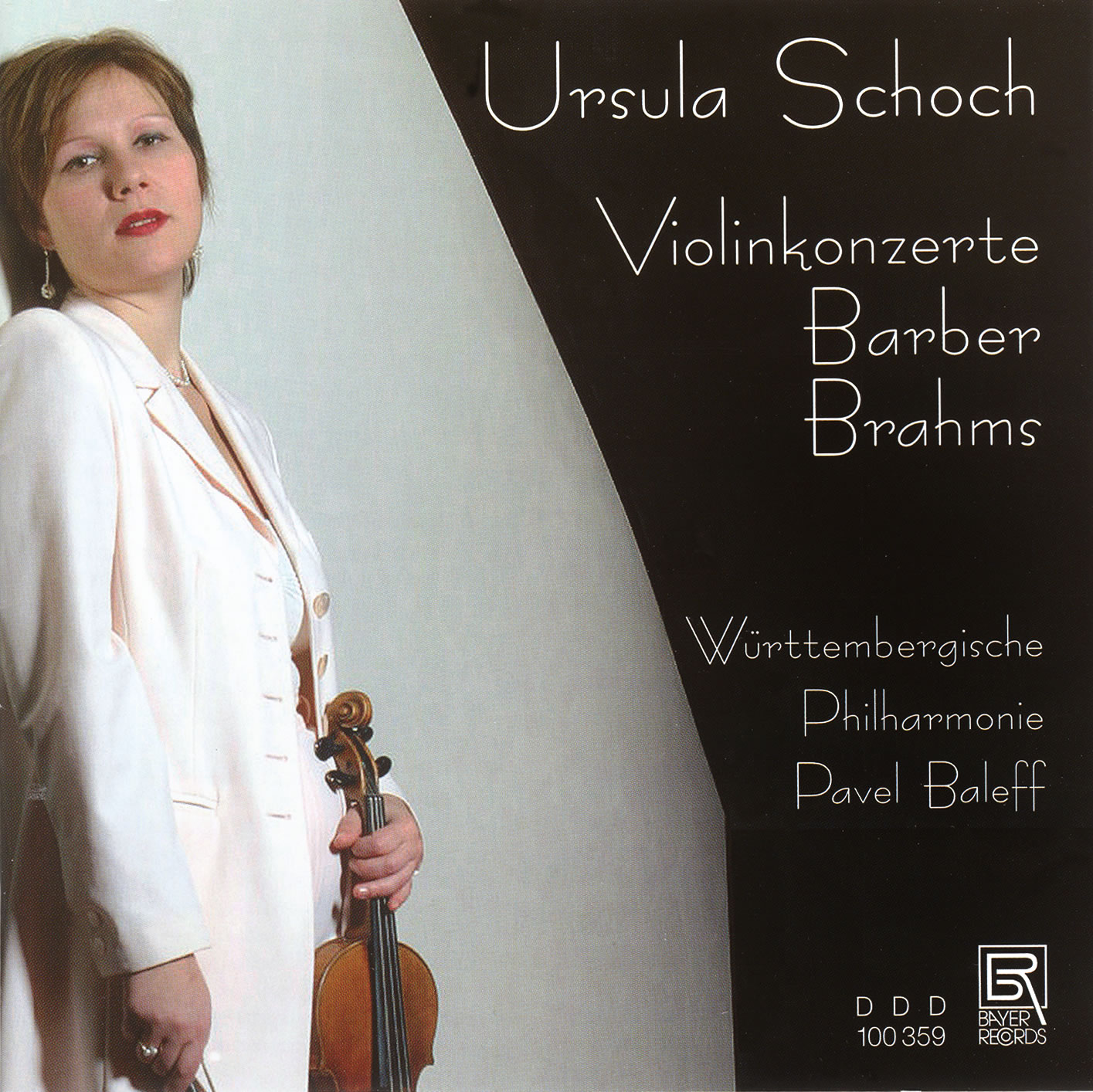 Ursula Schoch spielt Violinkonzerte von Barber und Brahms