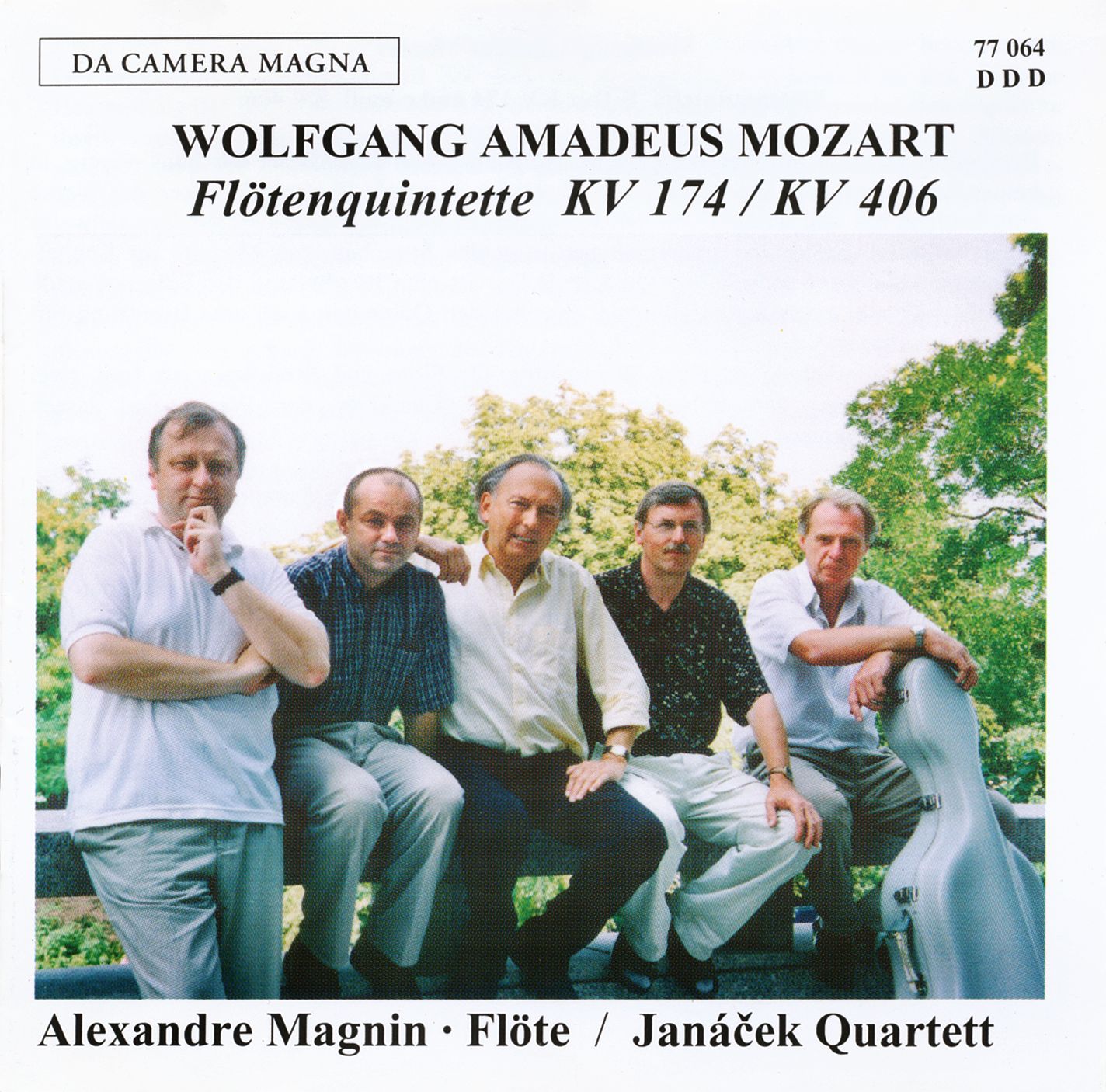 Wolfgang Amadeus Mozart  - Flötenquintette KV 174 / KV 406 / KV 285