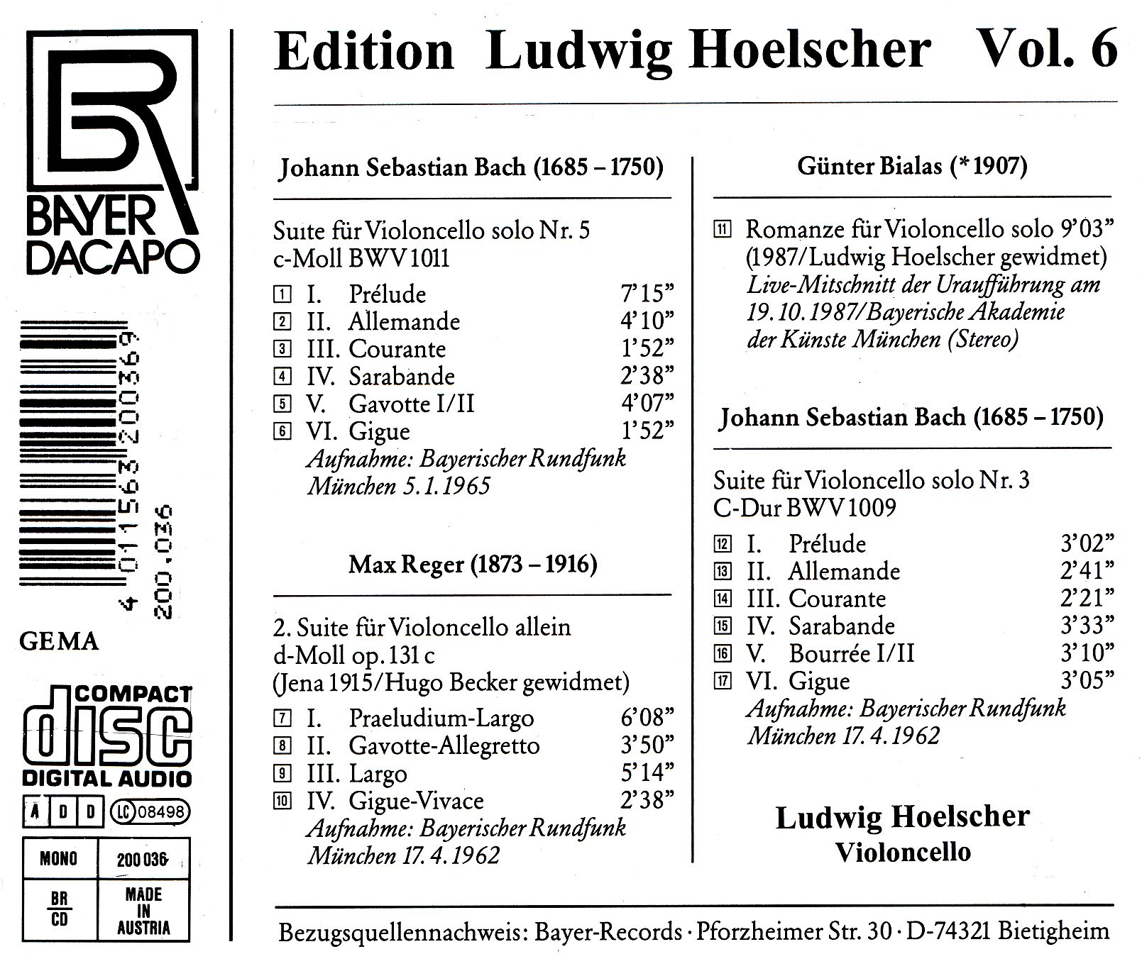 Hoelscher Edition 6