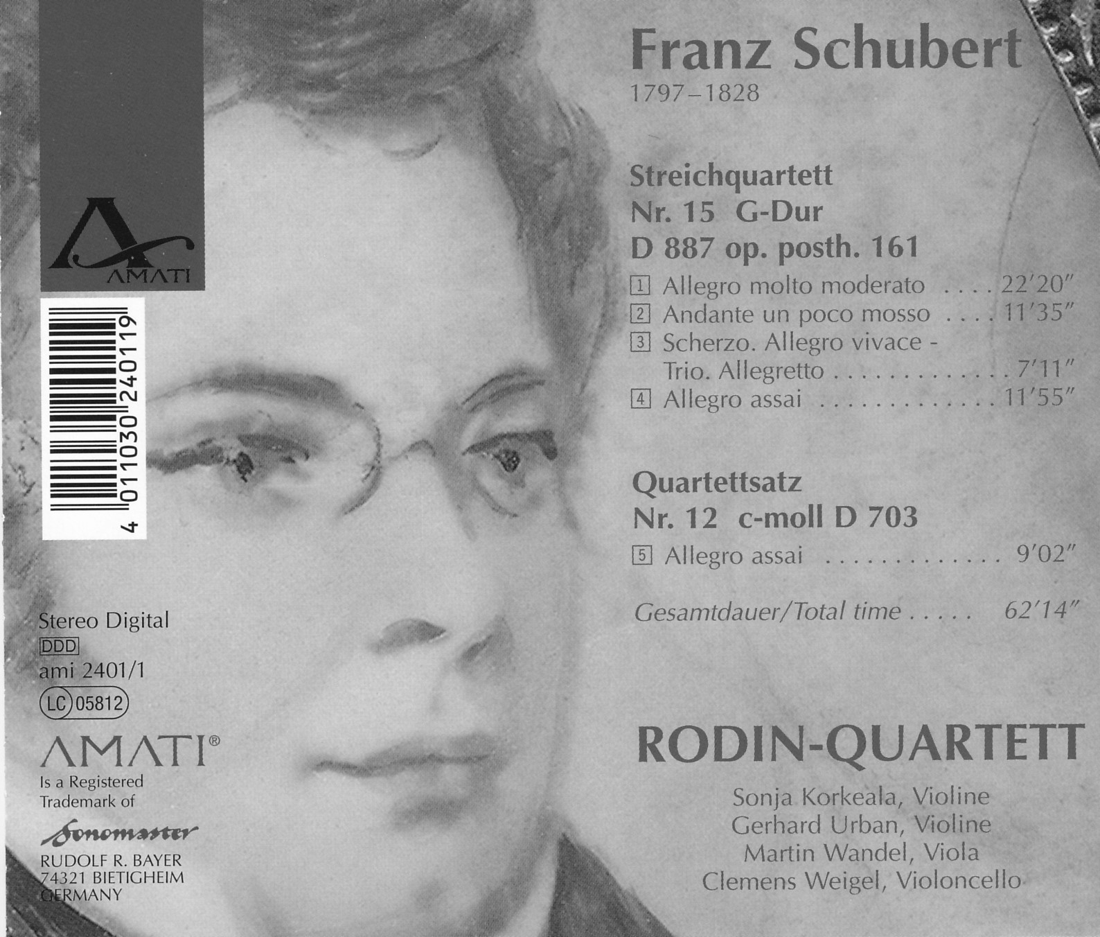 Franz Schubert - G-Dur D 887 & c-moll D 703