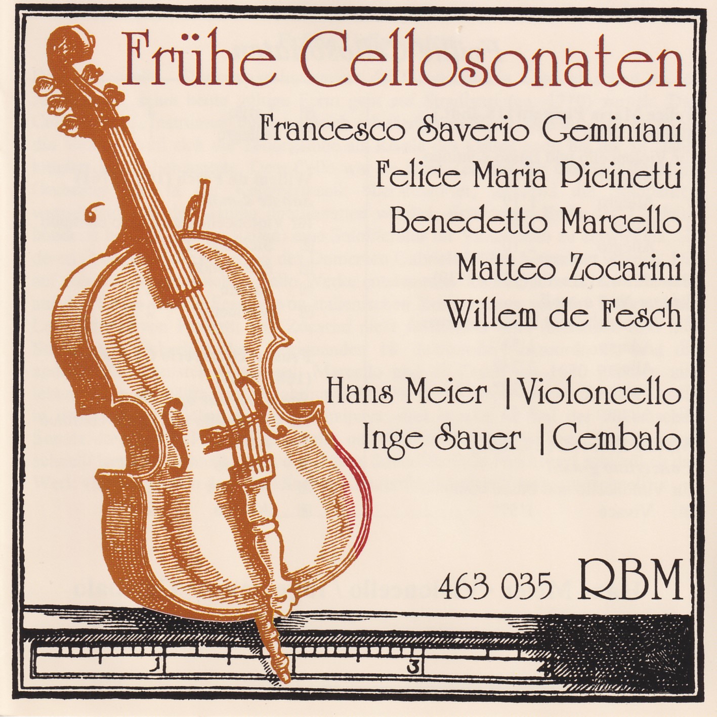 Frühe Cellosonaten