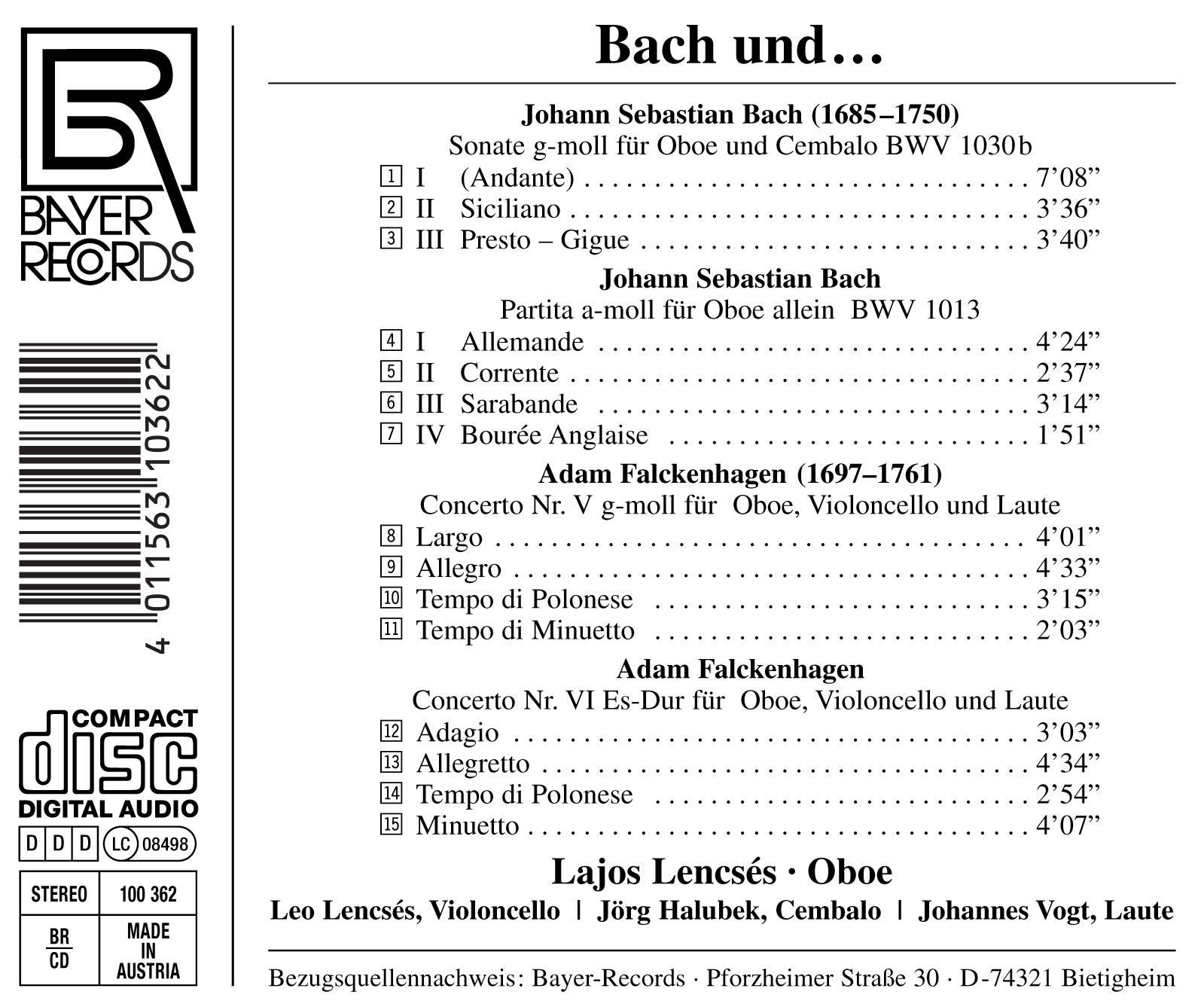 Bach und...