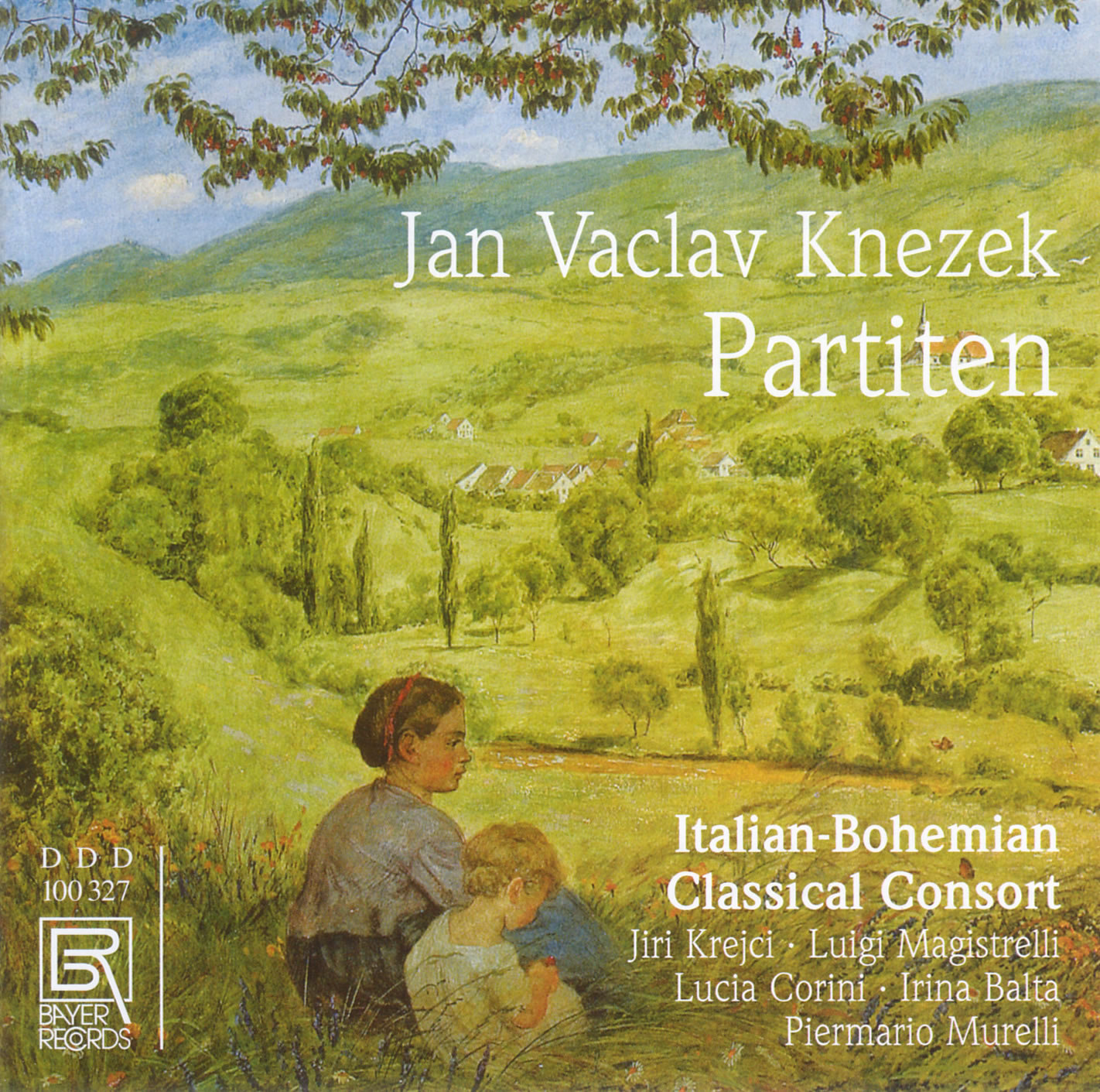 Jan Vaclav Knezek - Drei Partiten für zwei Klarinetten, zwei Violen und Kontrabaß 