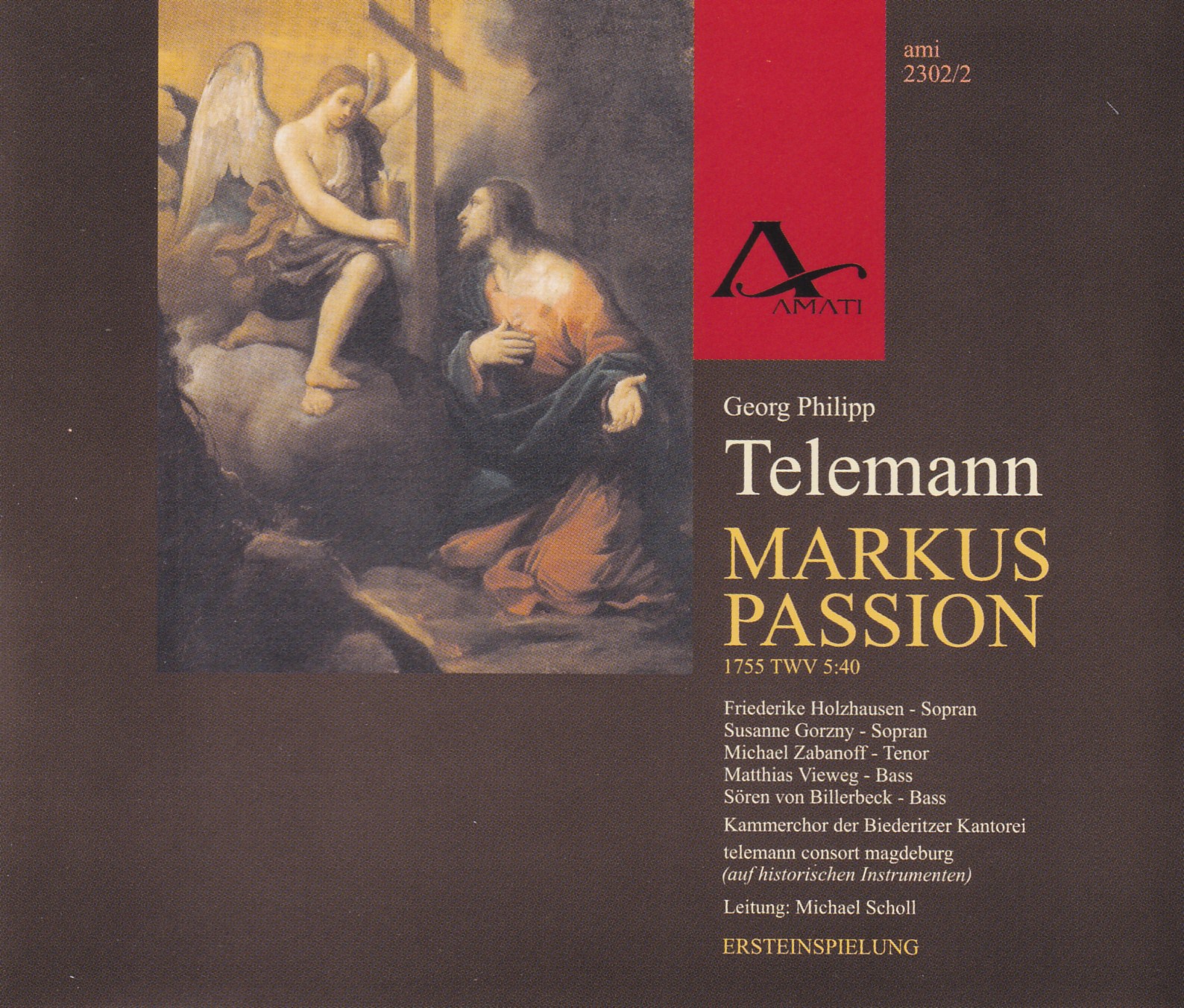 Georg Philipp Telemann -  Markus-Passion 1755   TWV 5:40