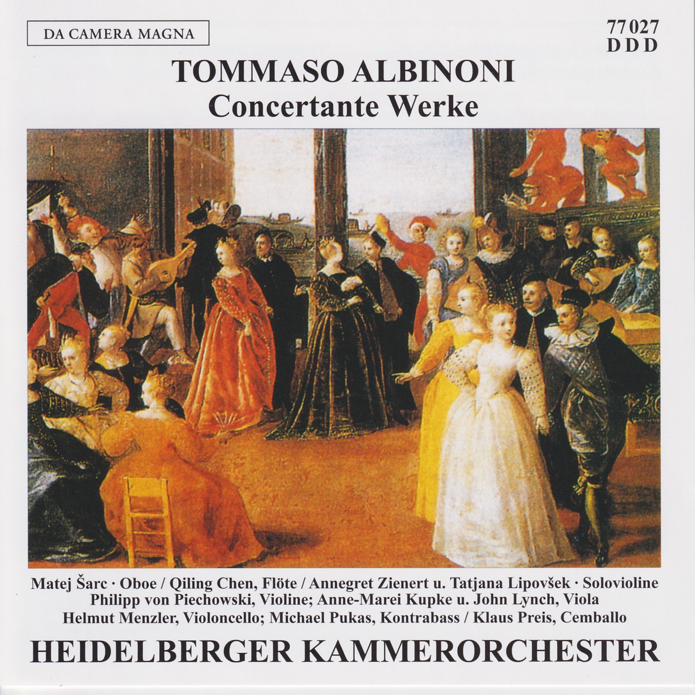 Tomaso Albinoni - Concertante Werke