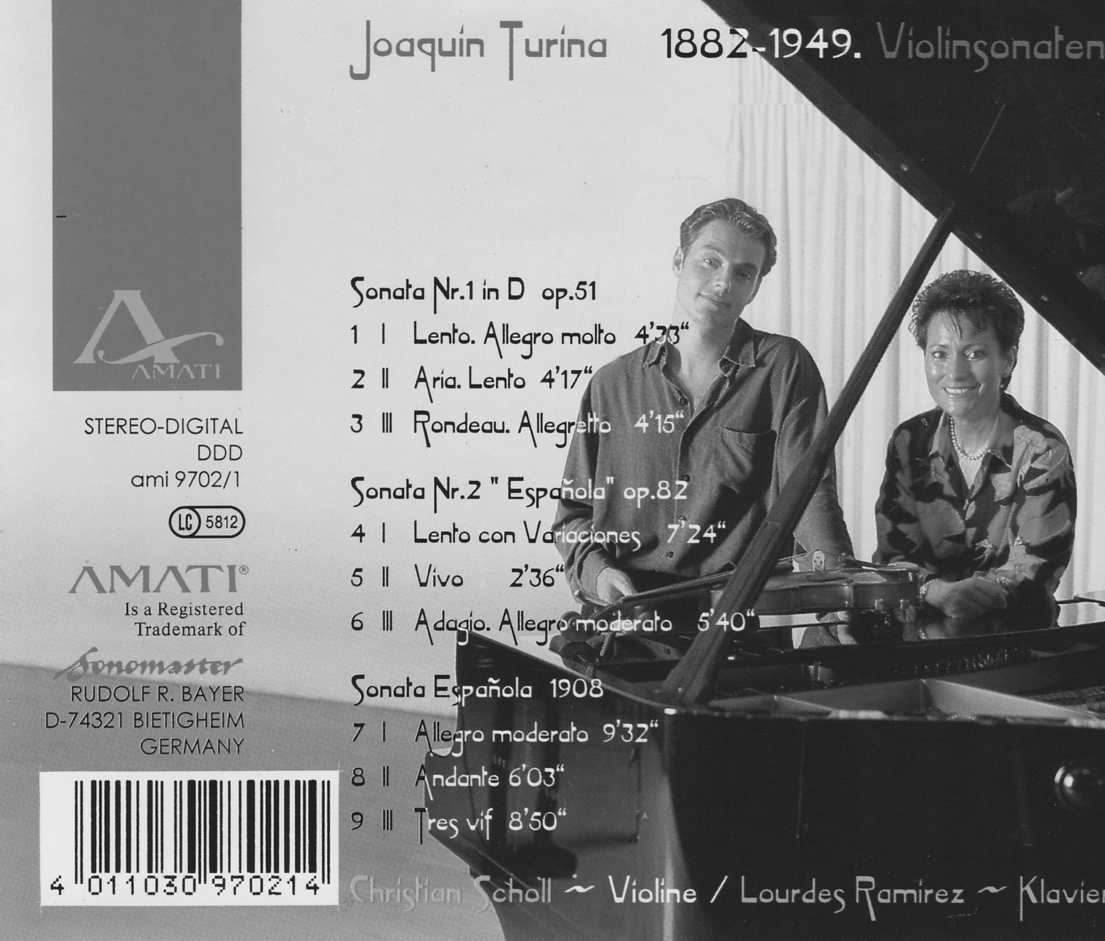 Joaquin Turina - Violinsonaten