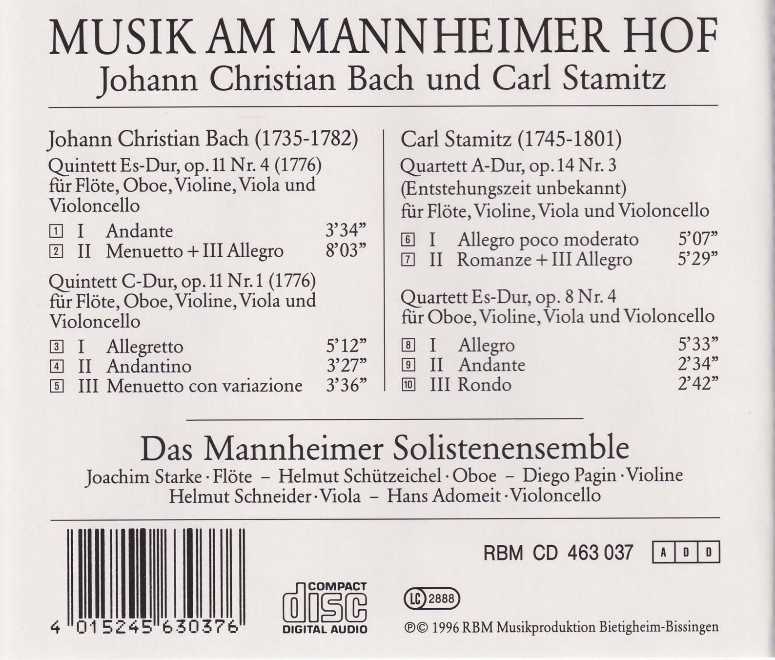 Musik am Mannheimer Hof