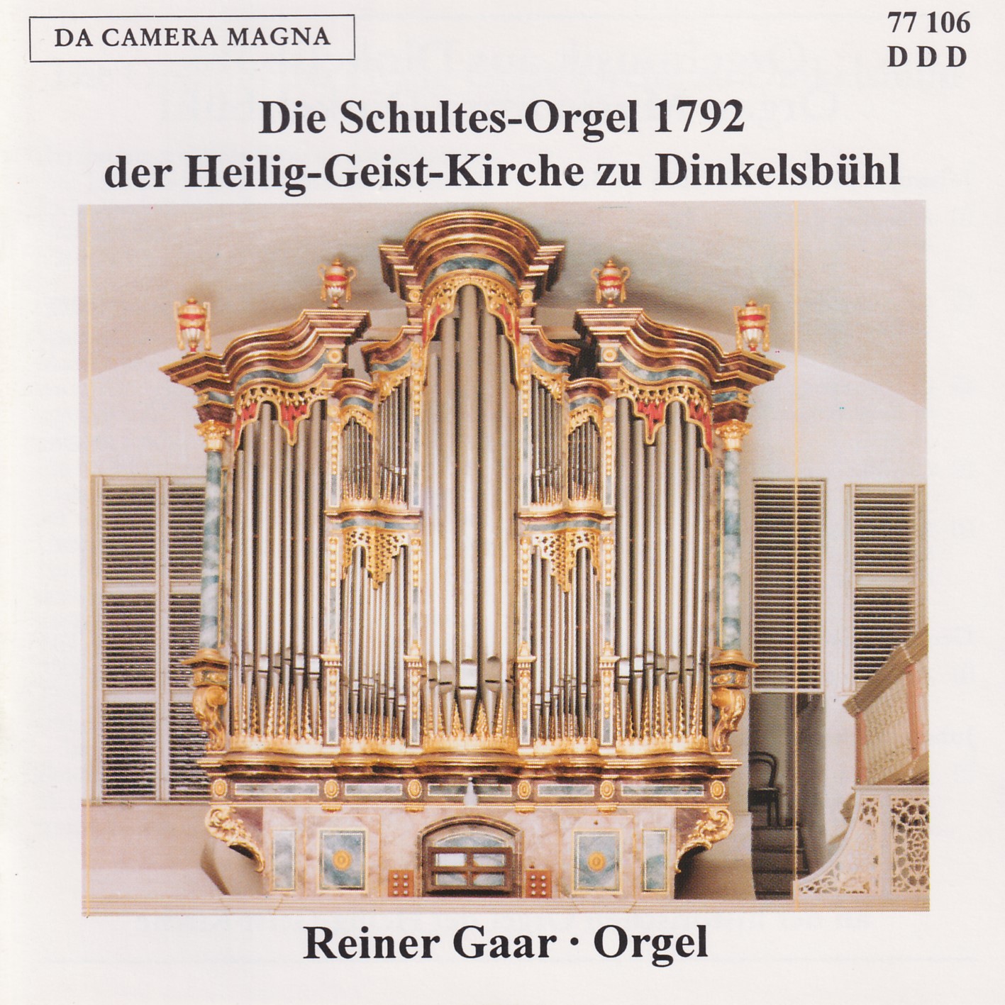 Schultes-Orgel von 1792 - Dinkelsbühl