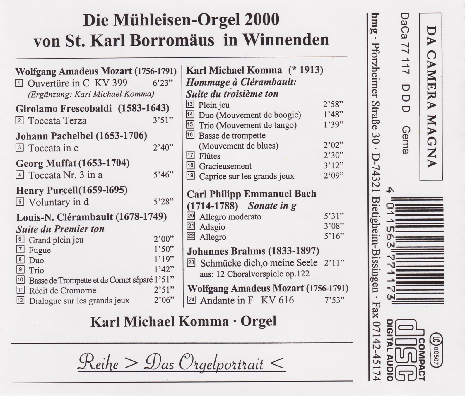 Die Mühleisen-Orgel Winnenden