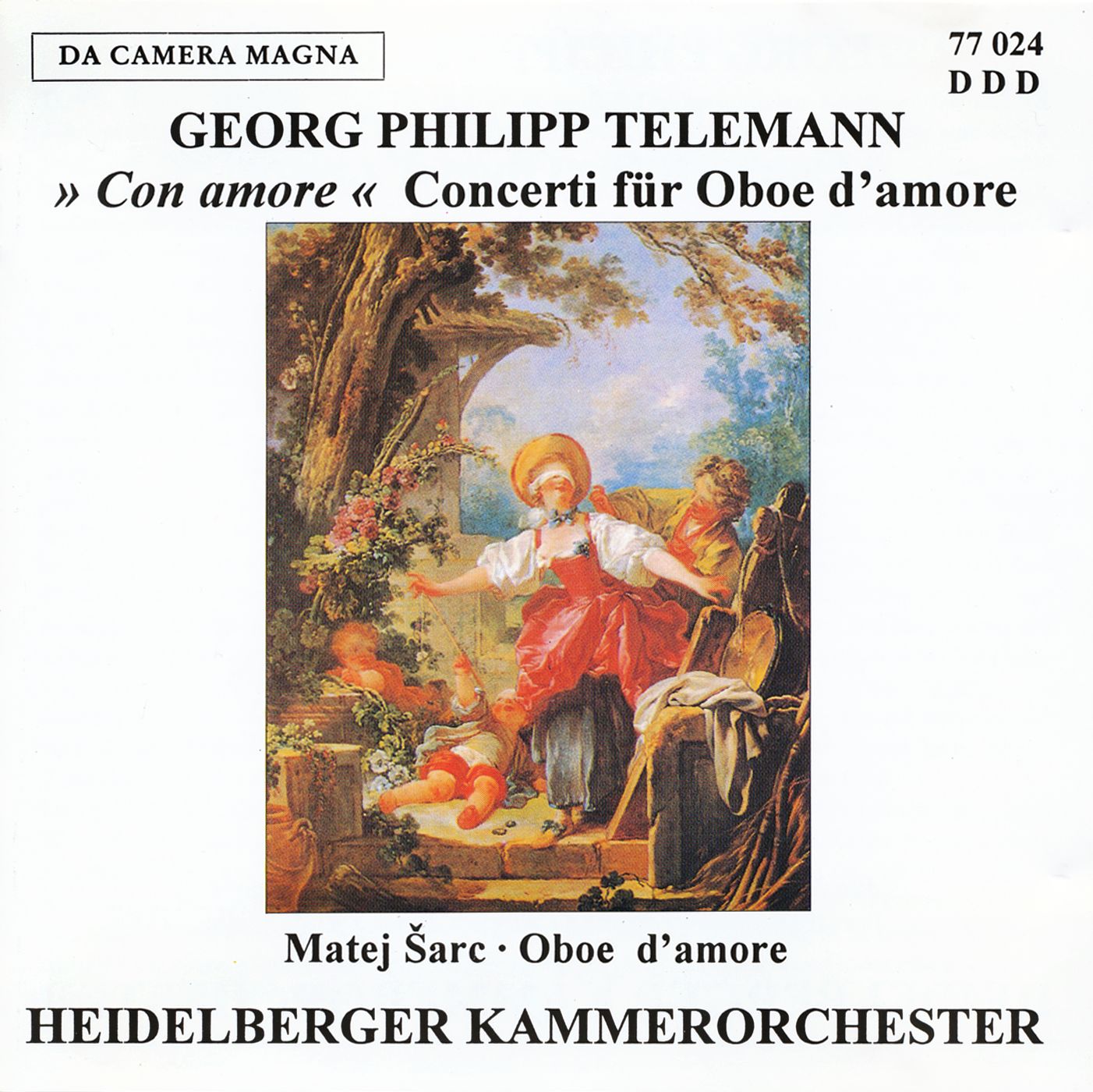 Telemann - Konzerte für Oboe d'amore