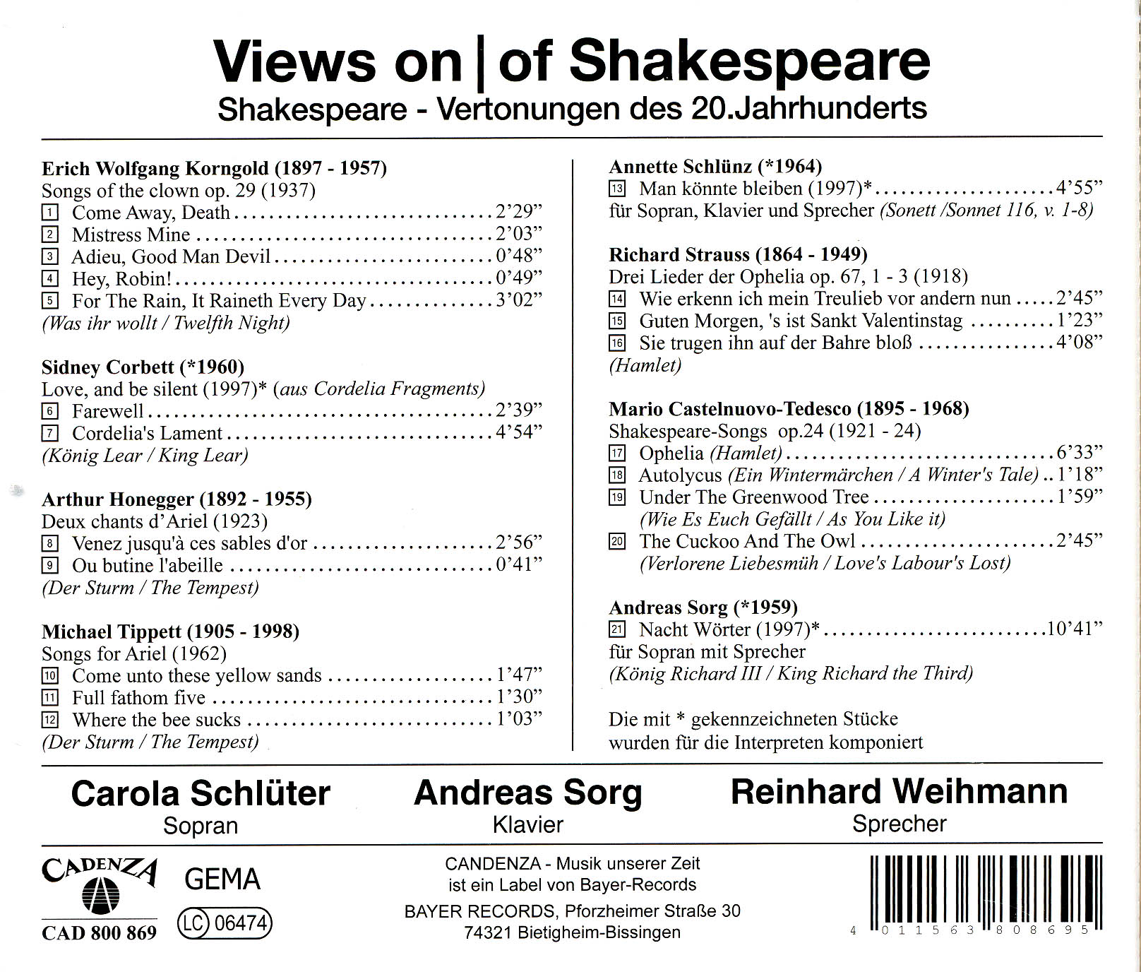 Views on/of Shakespeare