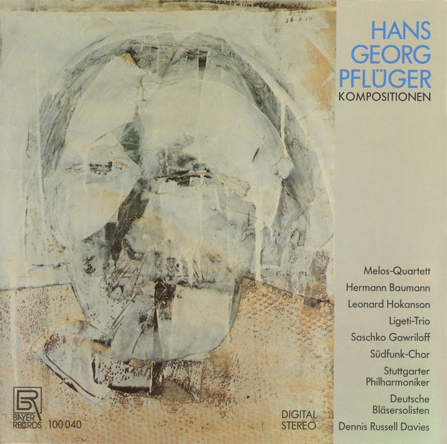 Hans Georg Pflüger - Kompositionen
