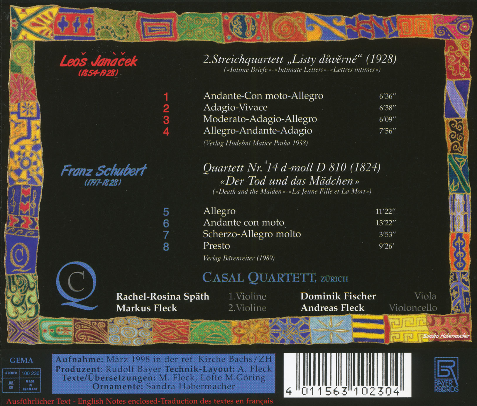 Casal-Quartett - Schubert/Janacek