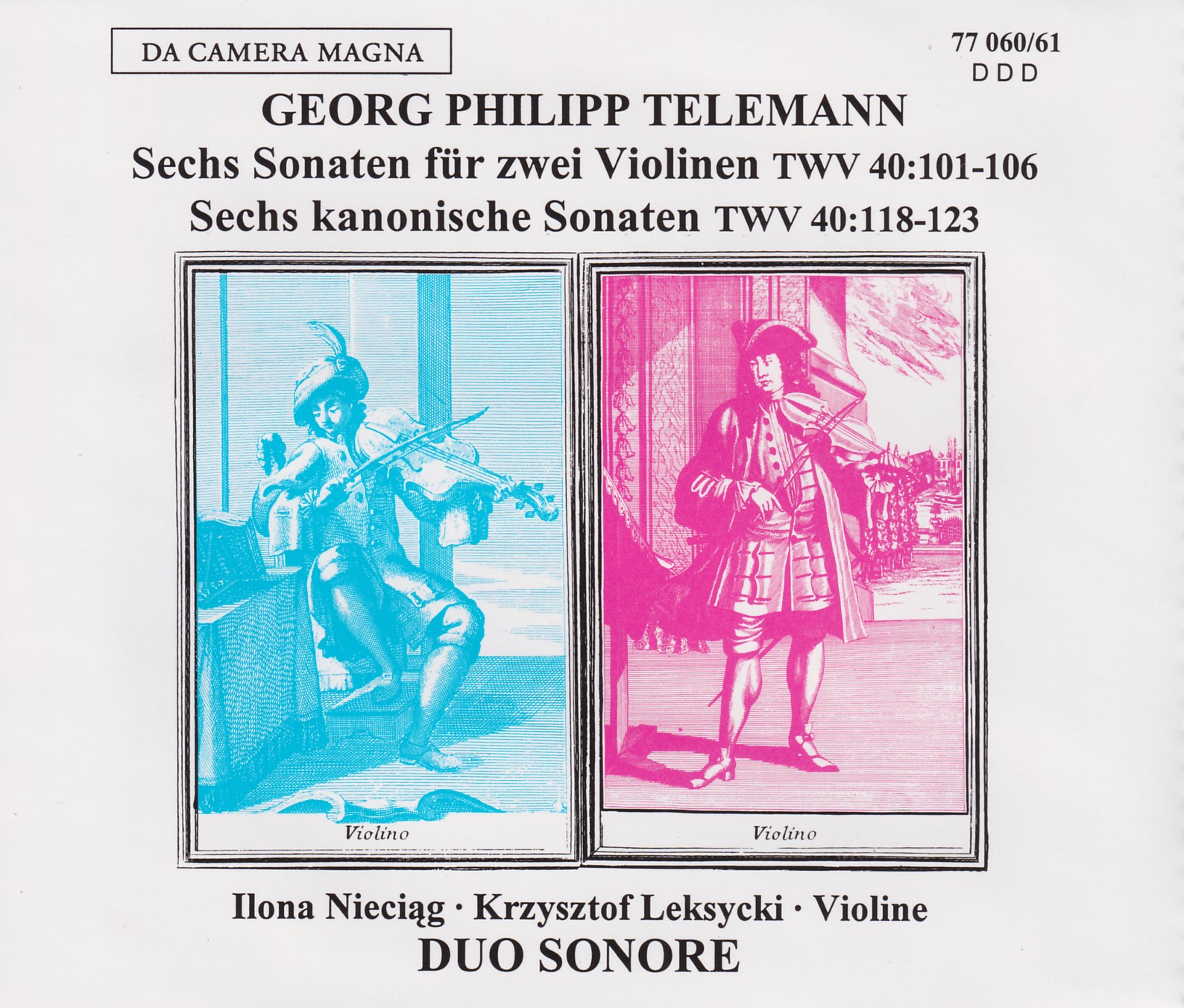 Georg Philipp Telemann - Sonaten für 2 Violinen