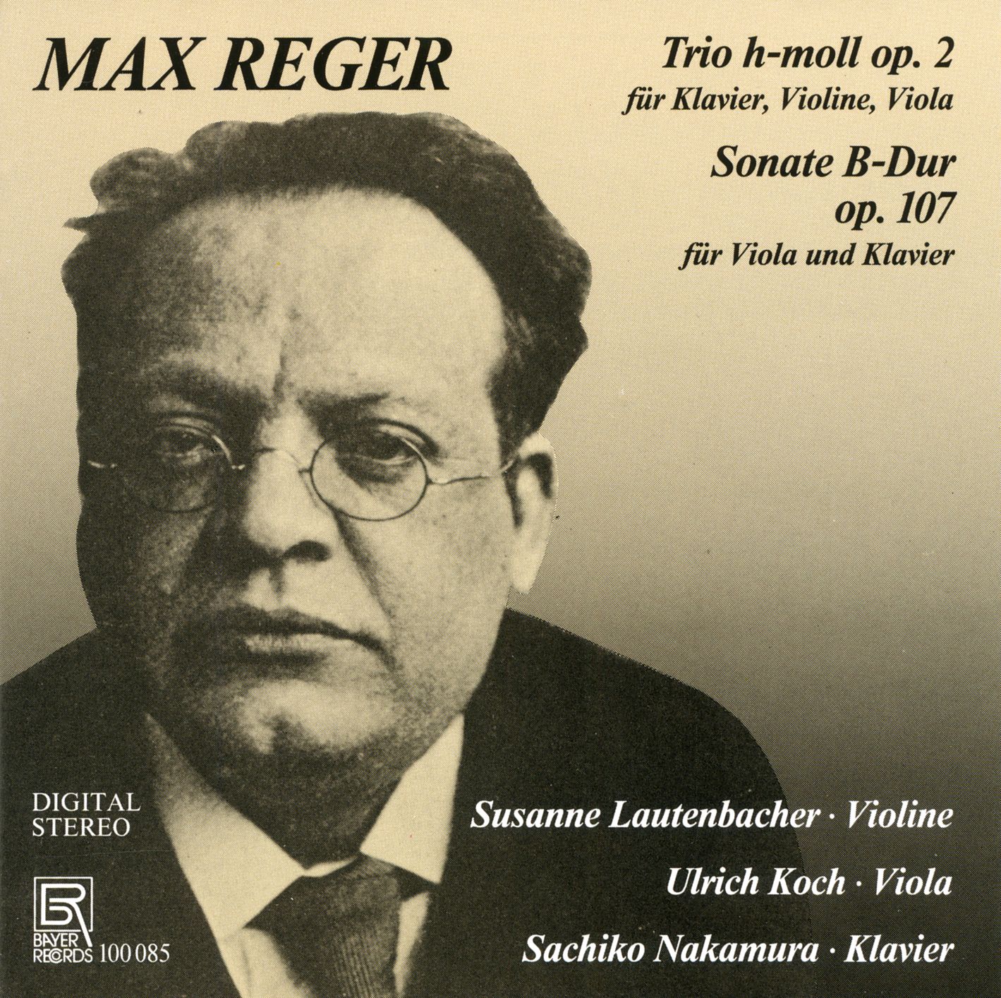 Max Reger - Klaviertrio