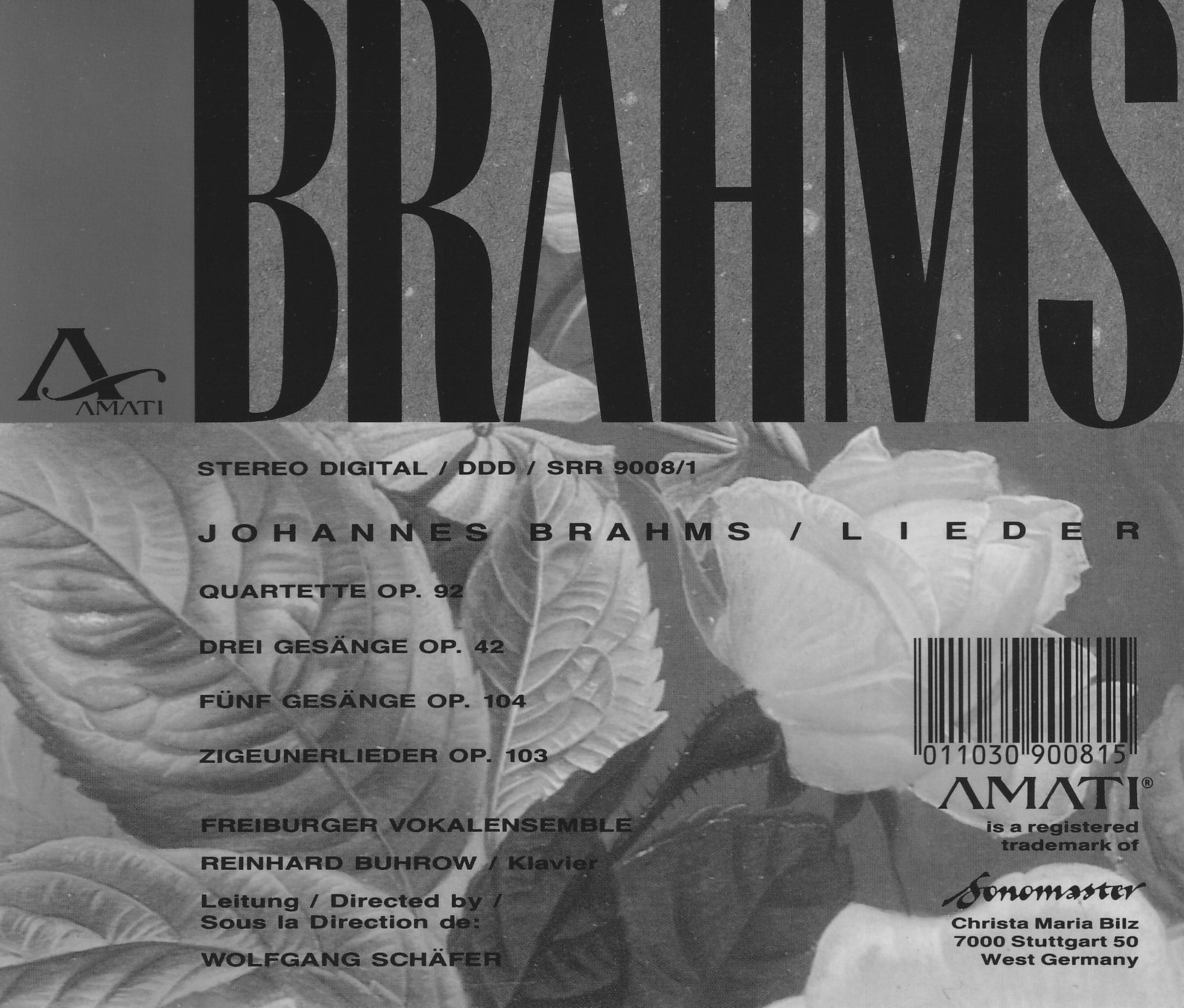 Johannes Brahms - Lieder