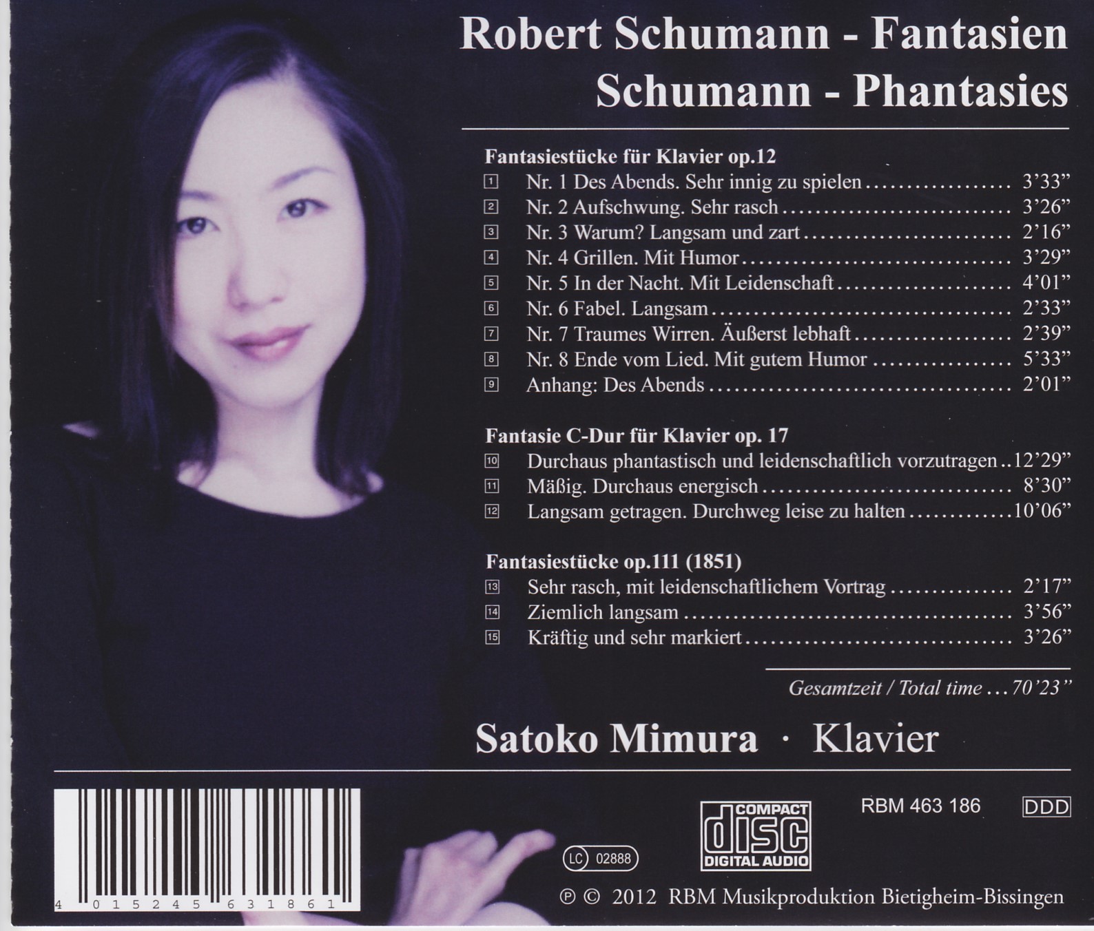 Robert Schumann - Fantasien / Schumann - Phantasies