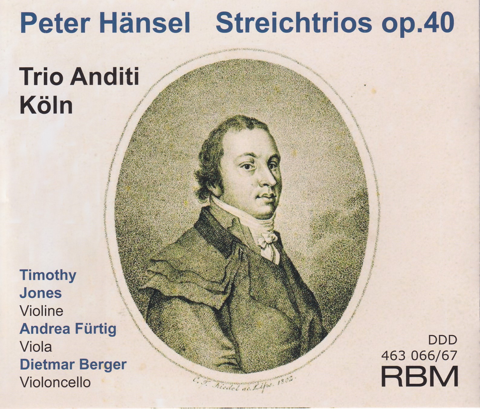 Peter Hänsel  - Streichtrios op. 40
