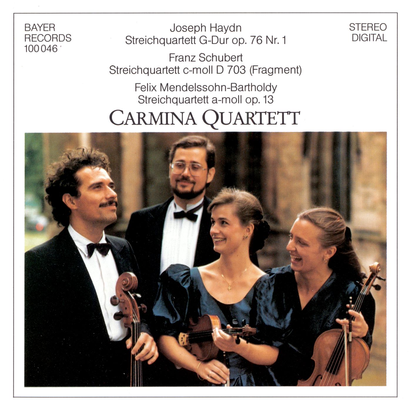 Carmina Quartett spielt Haydn-Schubert-Mendelssohn