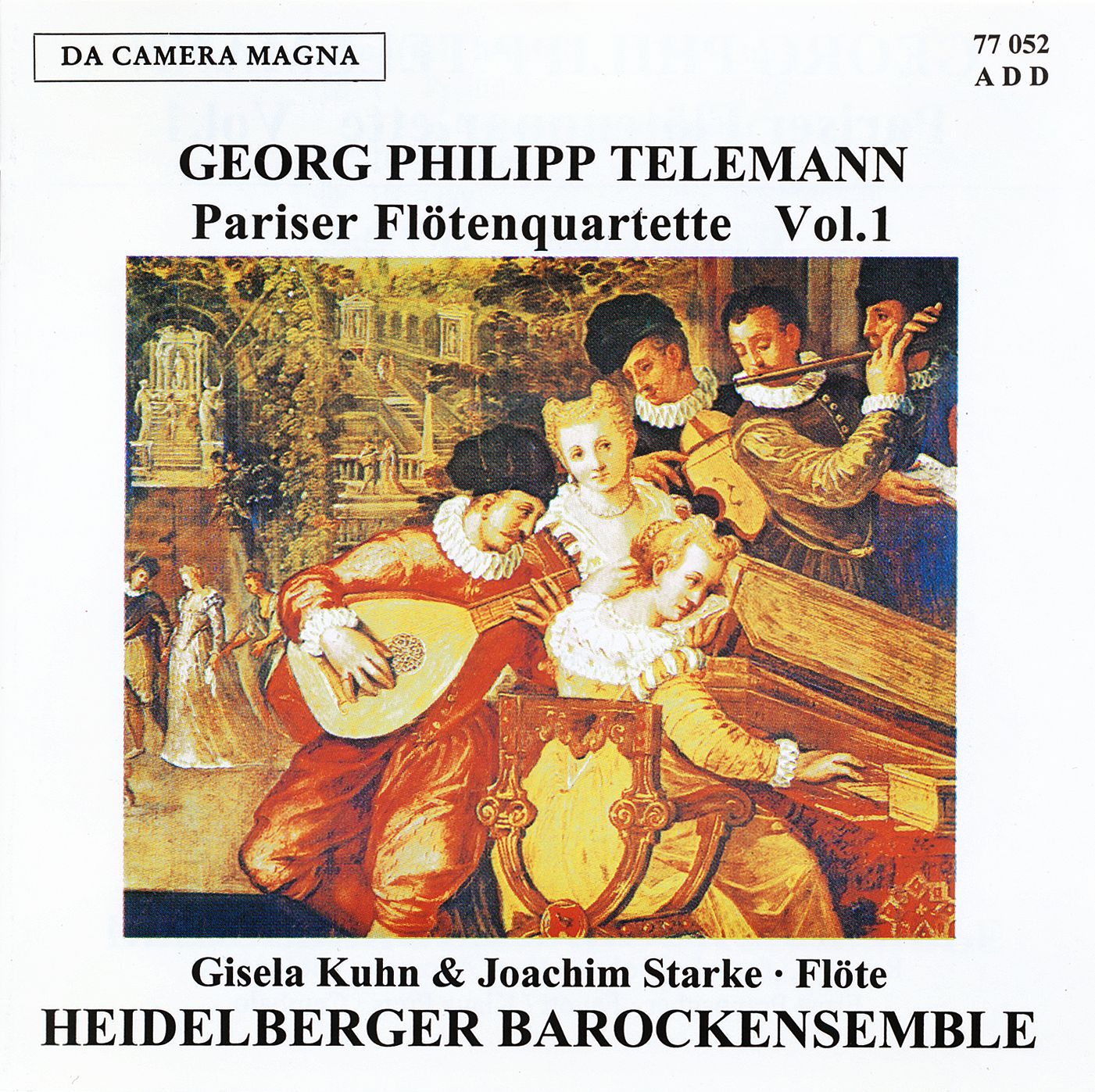 Georg Philipp Telemann - Pariser Flötenquartette Vol. 1