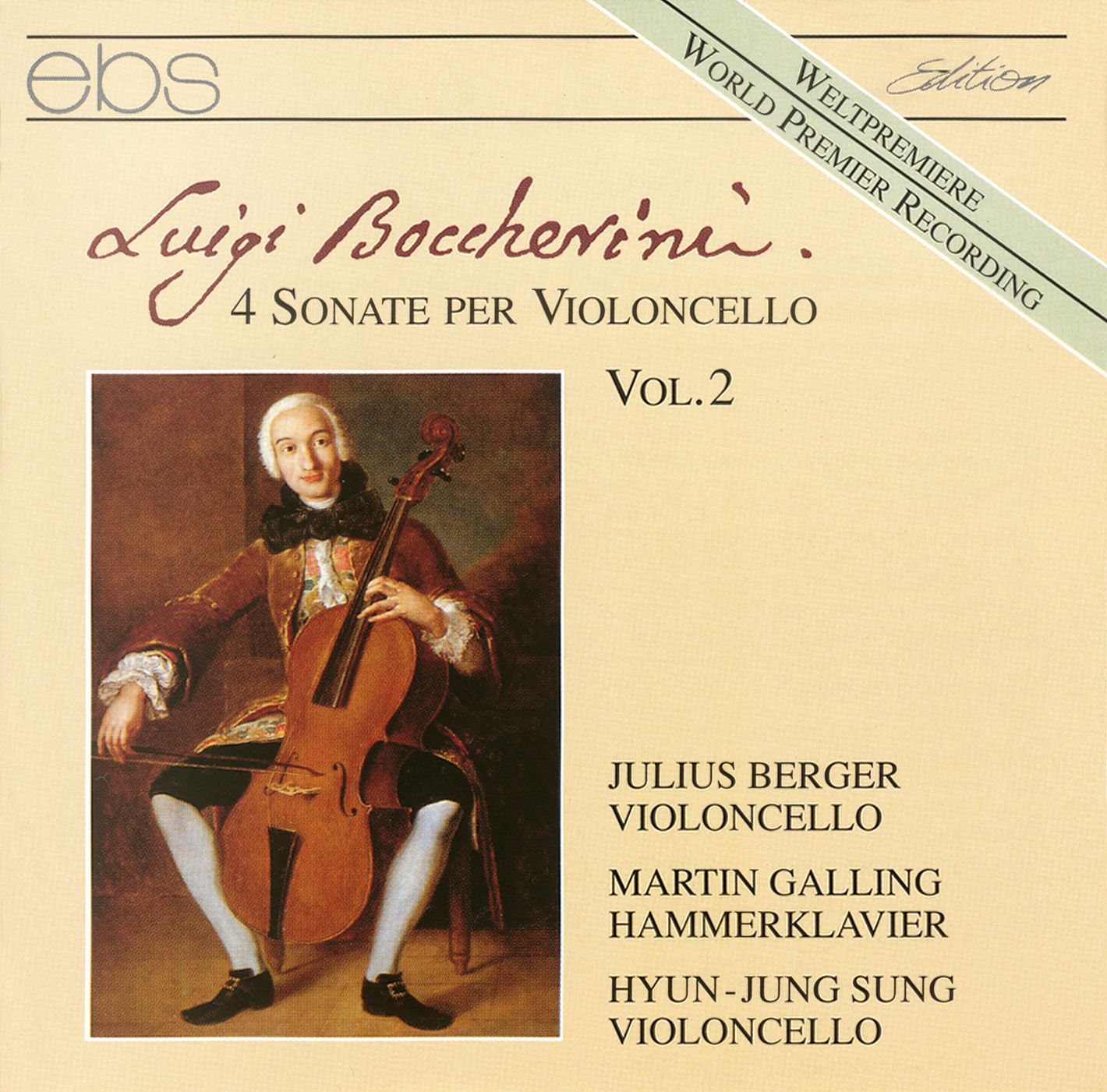 Luigi Boccherini - Cello-Sonaten Vol.2