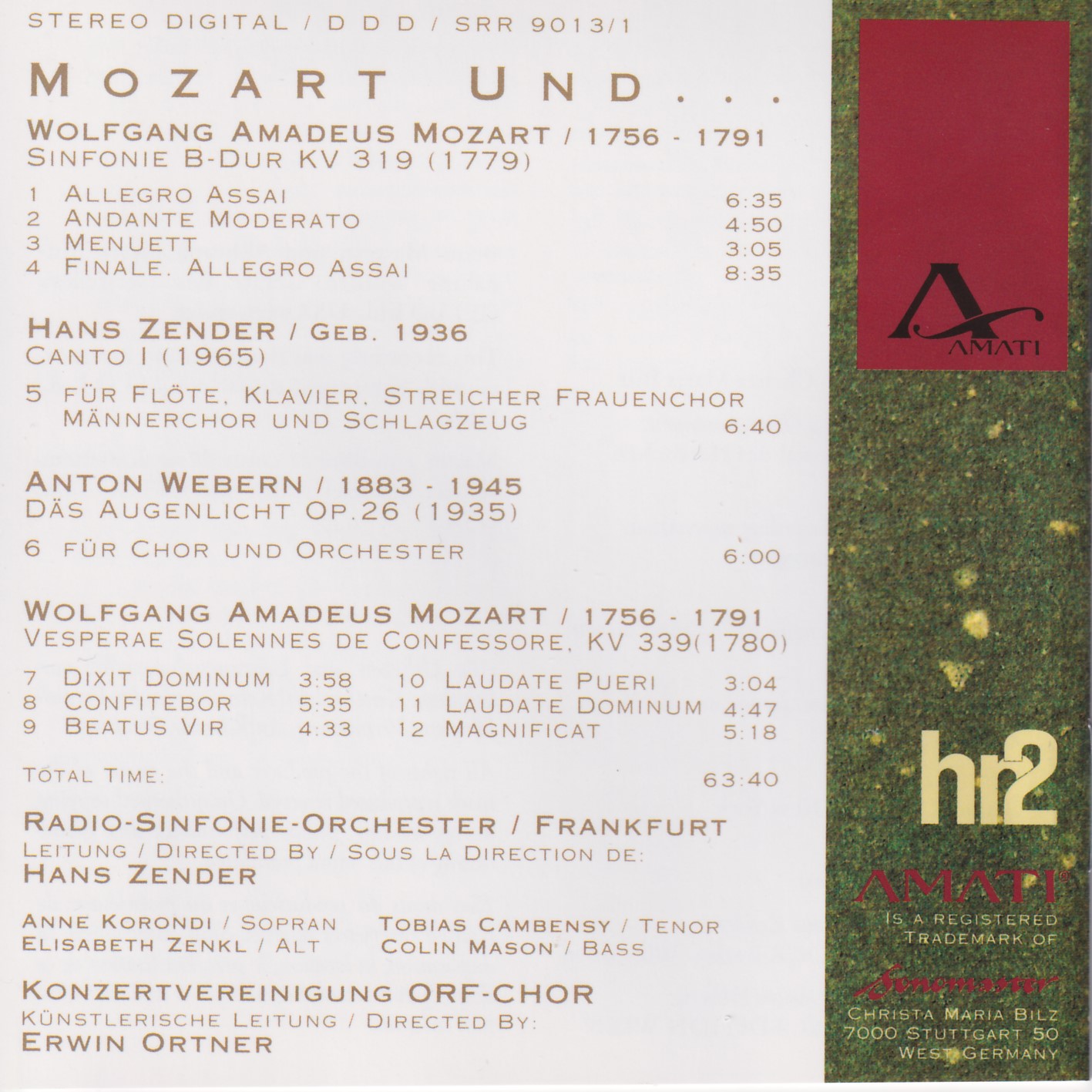 Mozart und... Vol.1