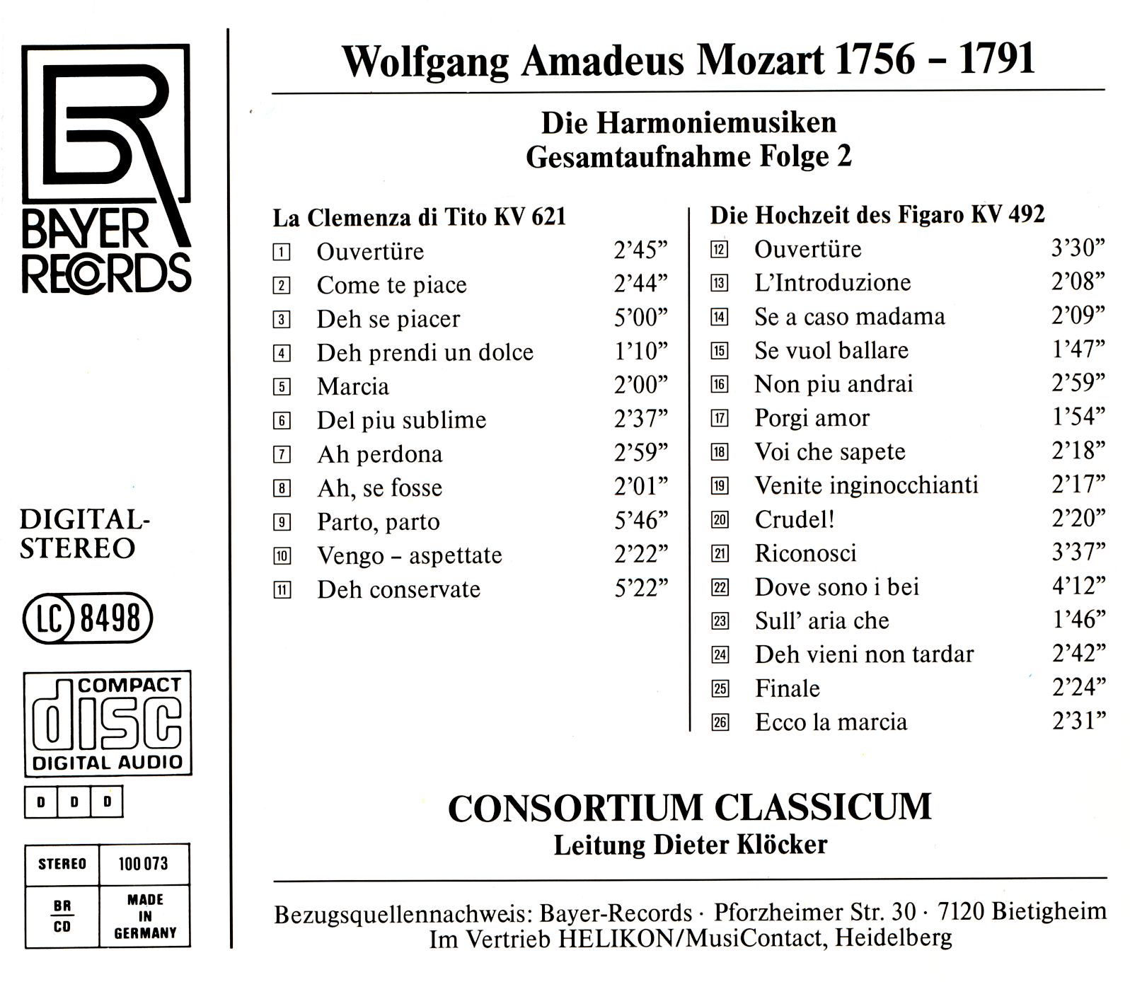 Wolfgang Amadeus Mozart - Harmoniemusiken Folge 2